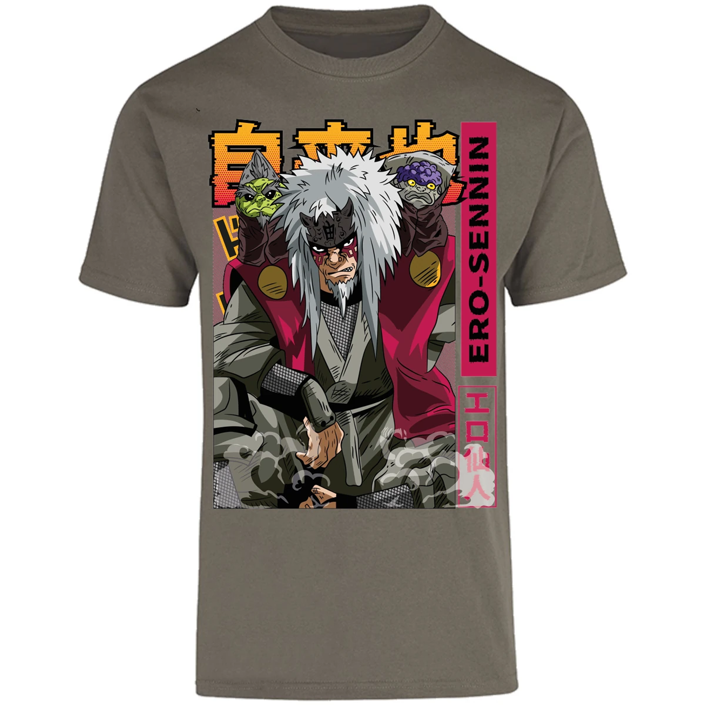Playera Naruto Jiraiya Diseo para Adulto 28