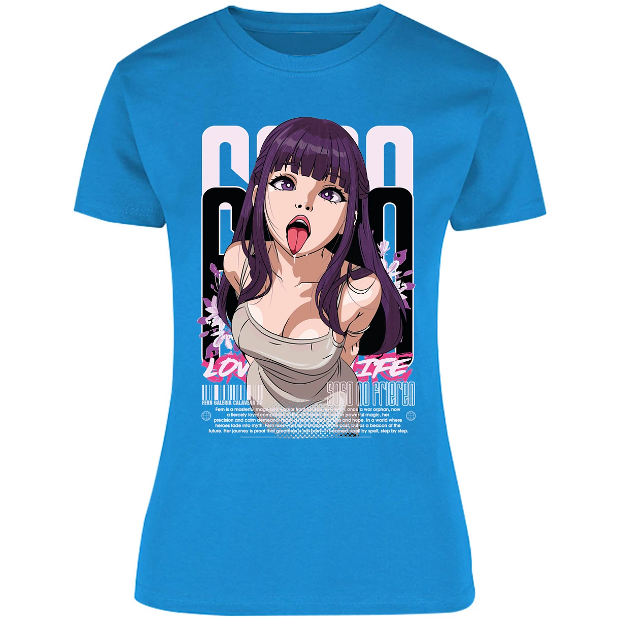 Blusa Soso No Frieren Fern Waifu Blusa para Mujer 7