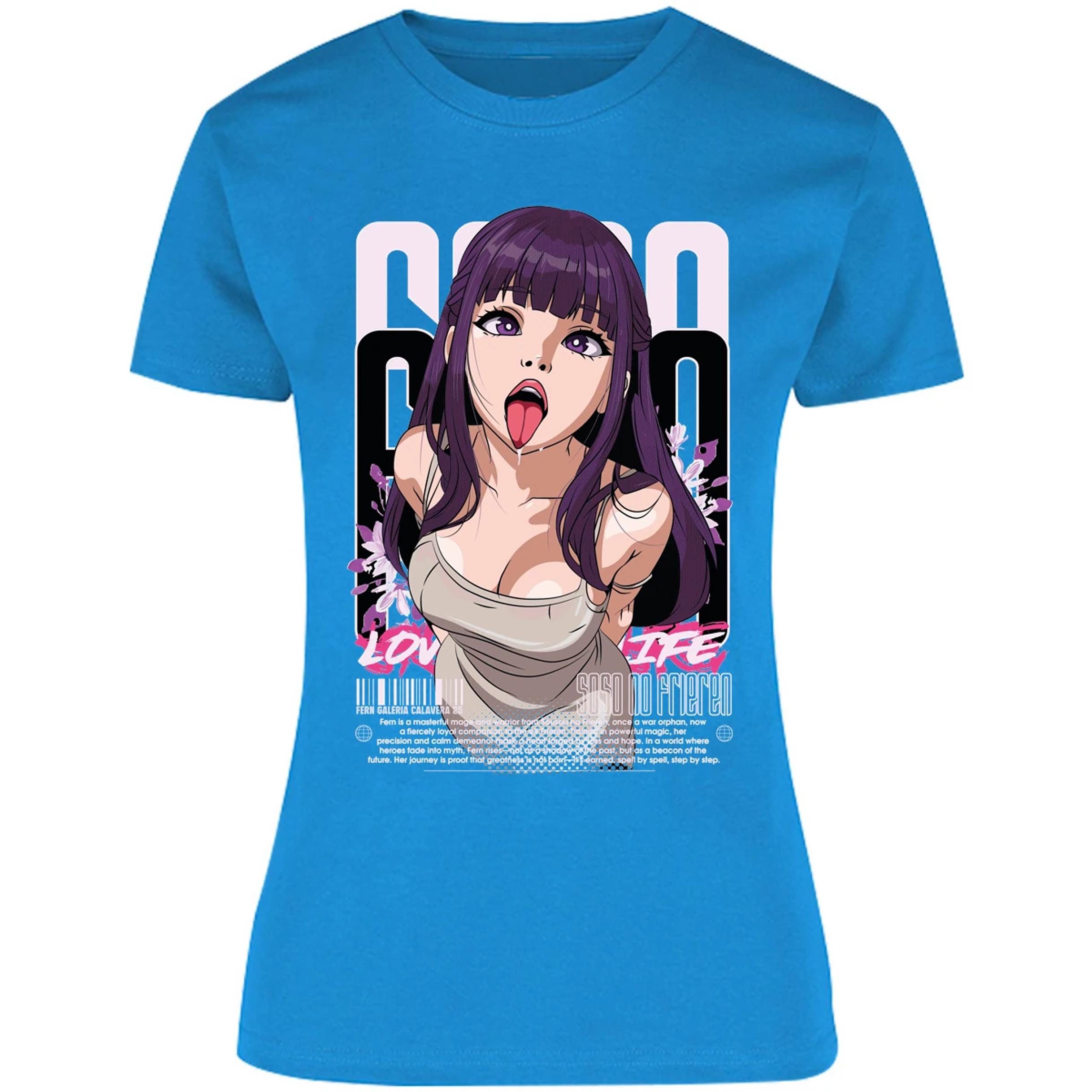 Blusa Soso No Frieren Fern Waifu Blusa para Mujer 7