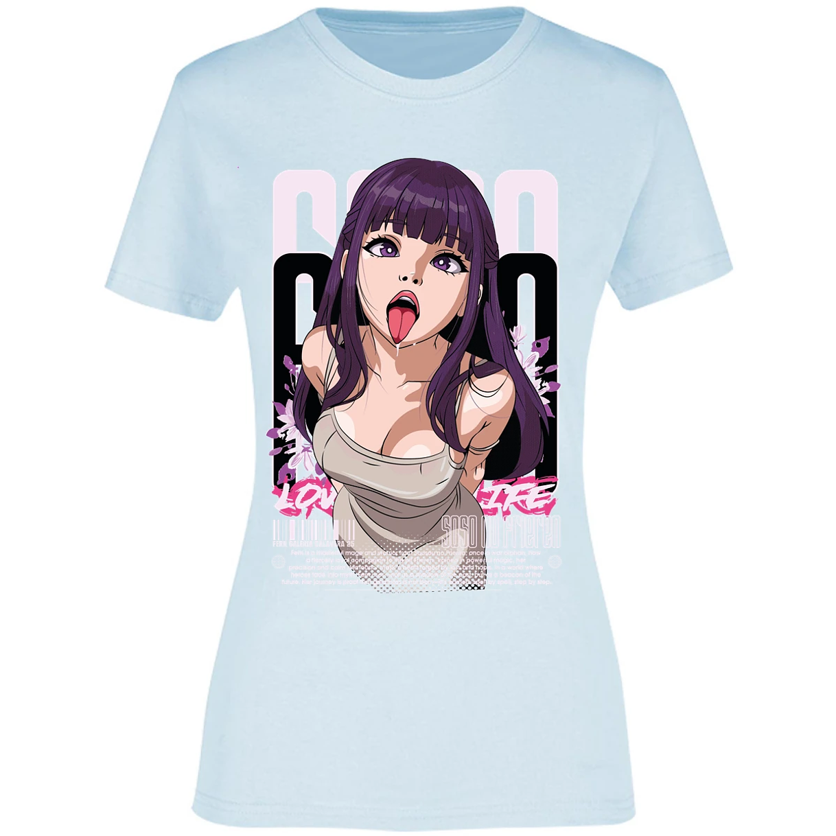 Blusa Soso No Frieren Fern Waifu Blusa para Mujer 18