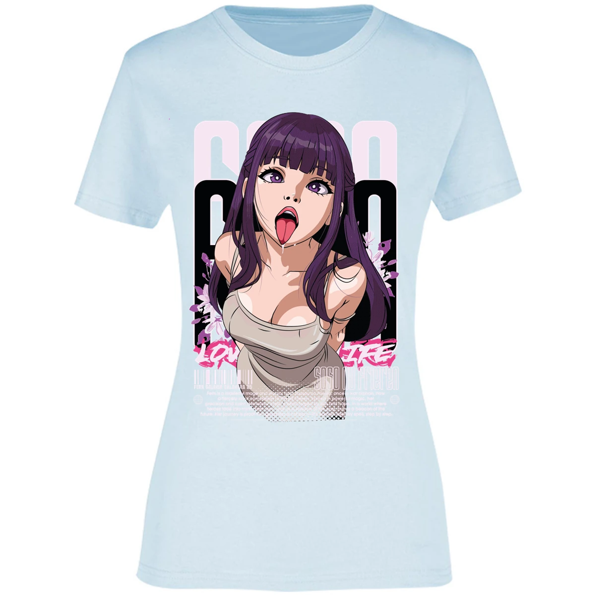 Blusa Soso No Frieren Fern Waifu Blusa para Mujer 18