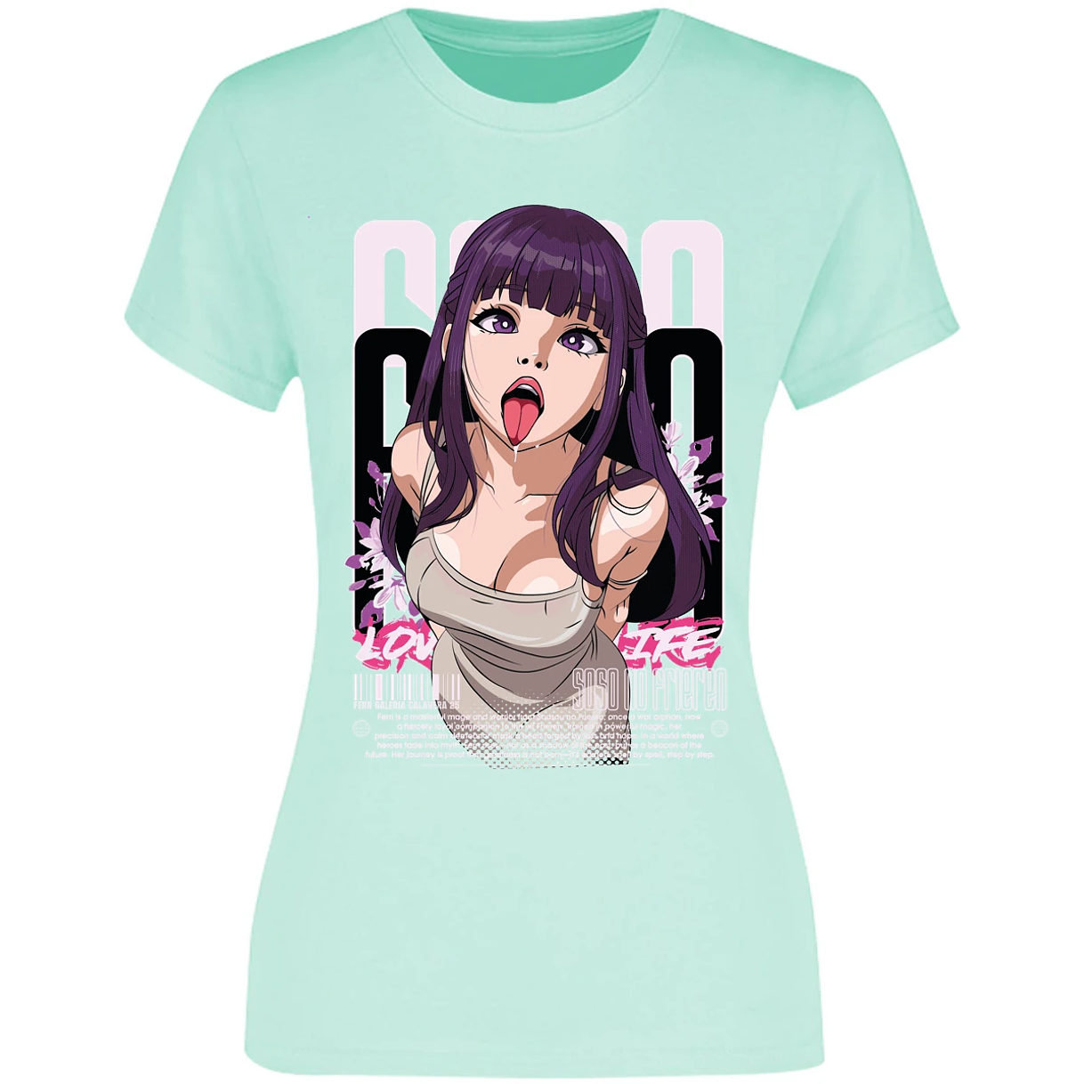 Blusa Soso No Frieren Fern Waifu Blusa para Mujer 4