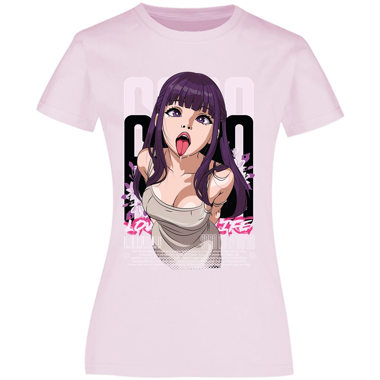Blusa Soso No Frieren Fern Waifu Blusa para Mujer 5