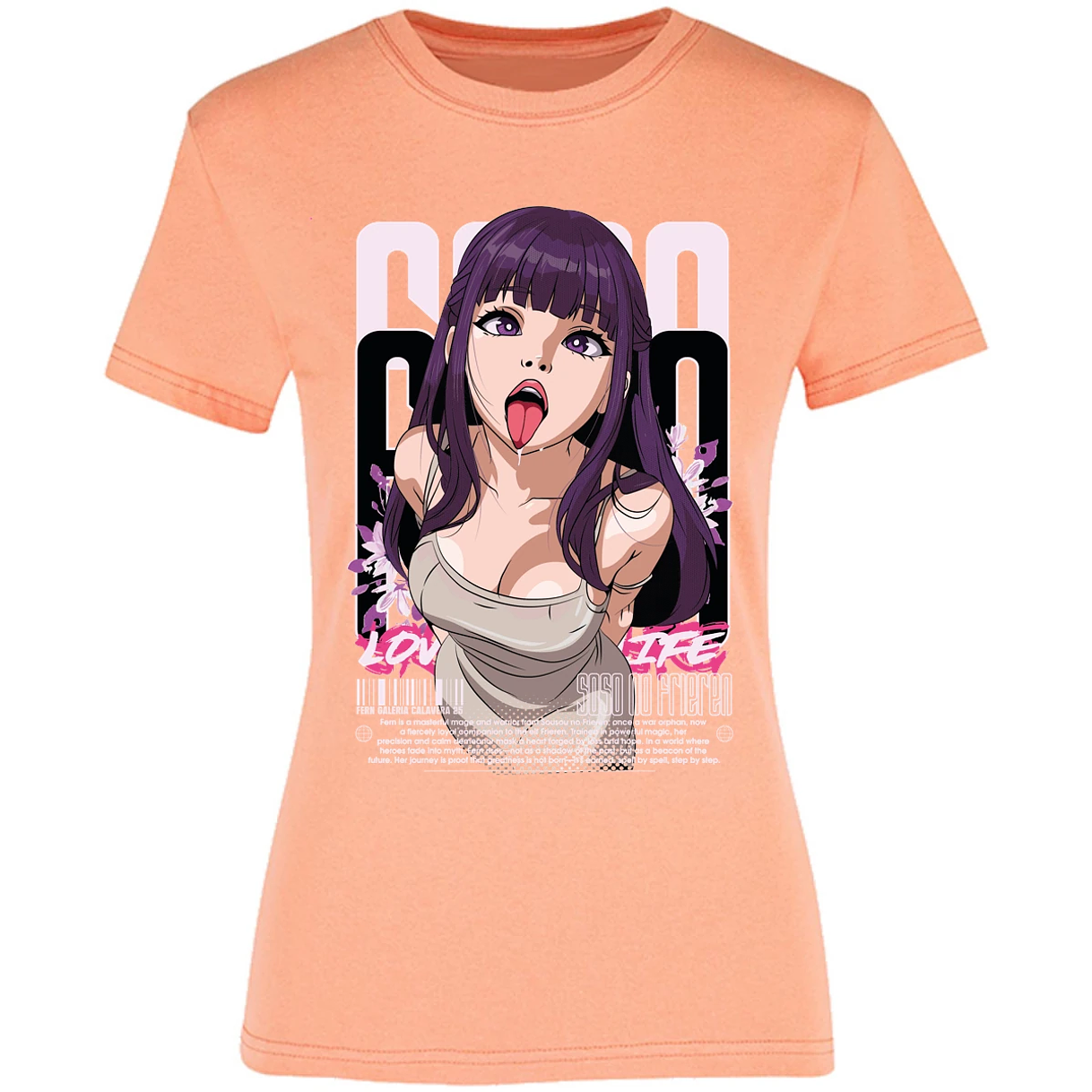 Blusa Soso No Frieren Fern Waifu Blusa para Mujer 8