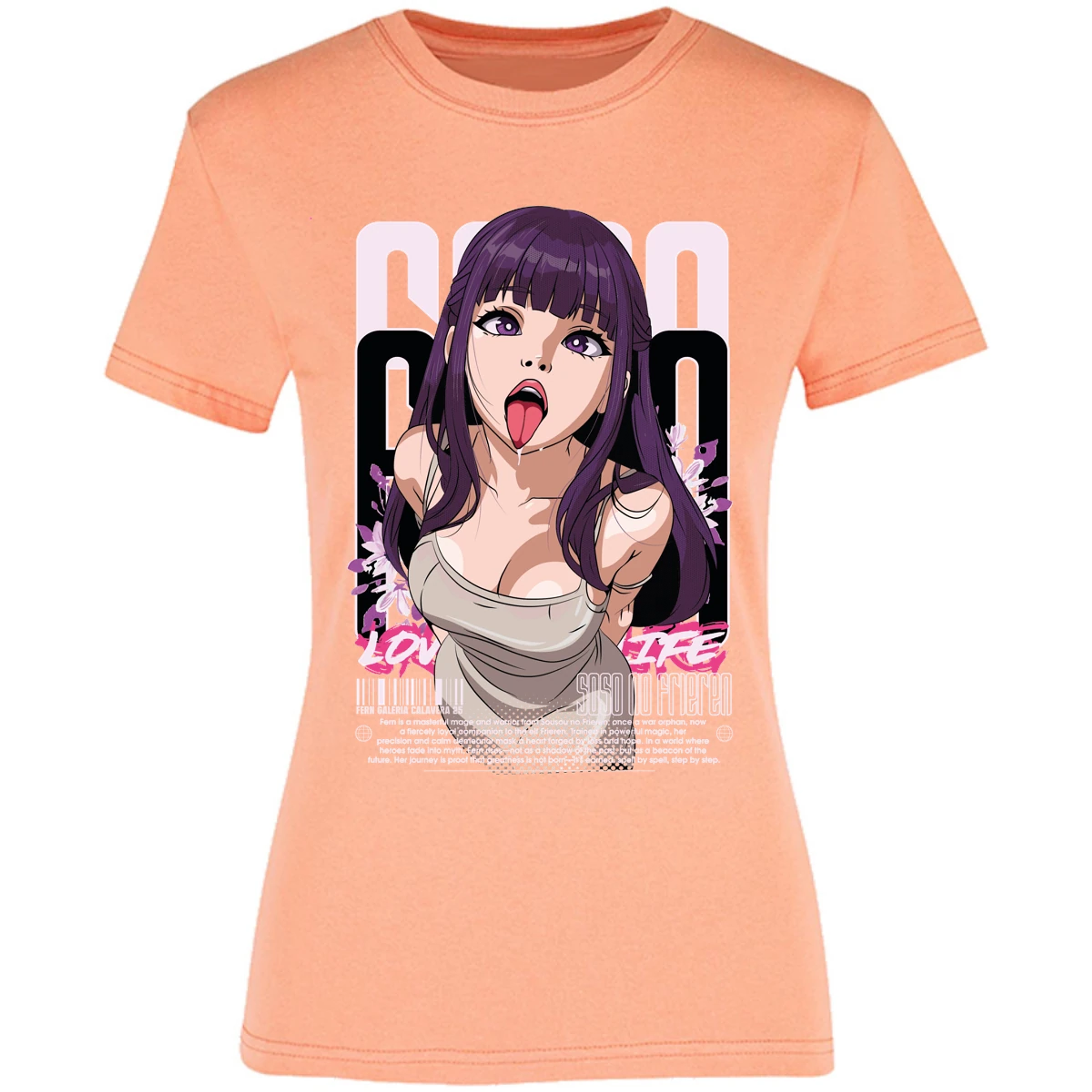 Blusa Soso No Frieren Fern Waifu Blusa para Mujer 8