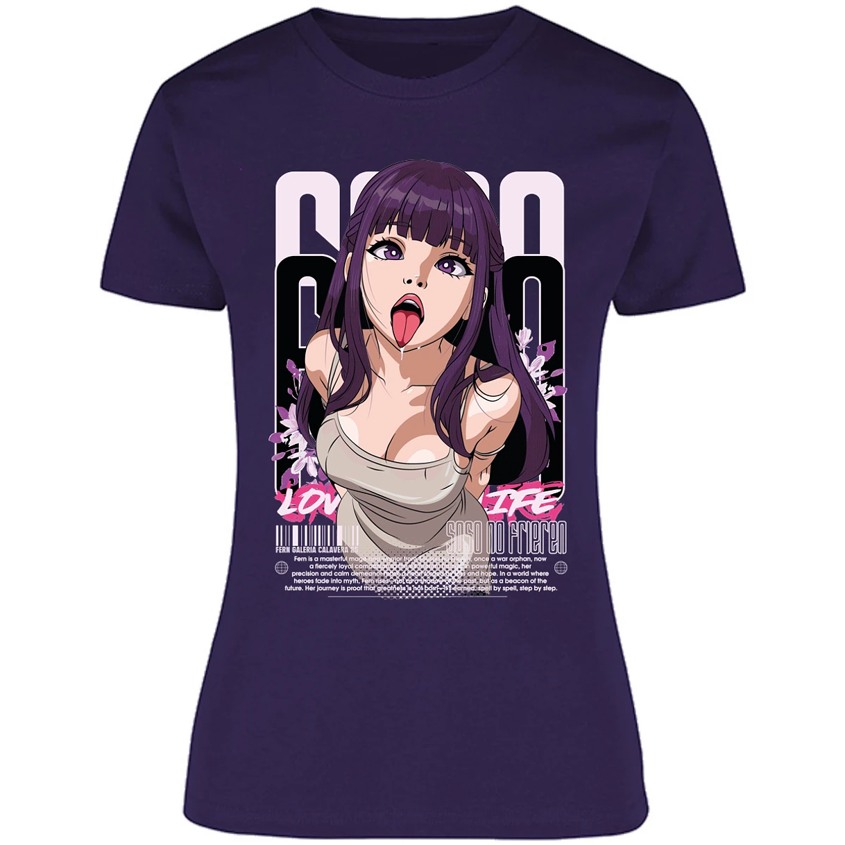 Blusa Soso No Frieren Fern Waifu Blusa para Mujer 12