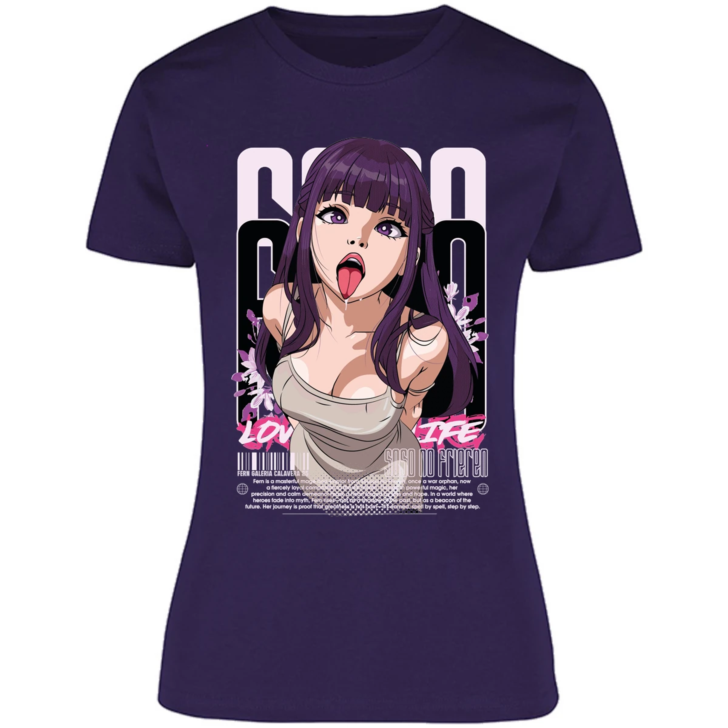 Blusa Soso No Frieren Fern Waifu Blusa para Mujer 12