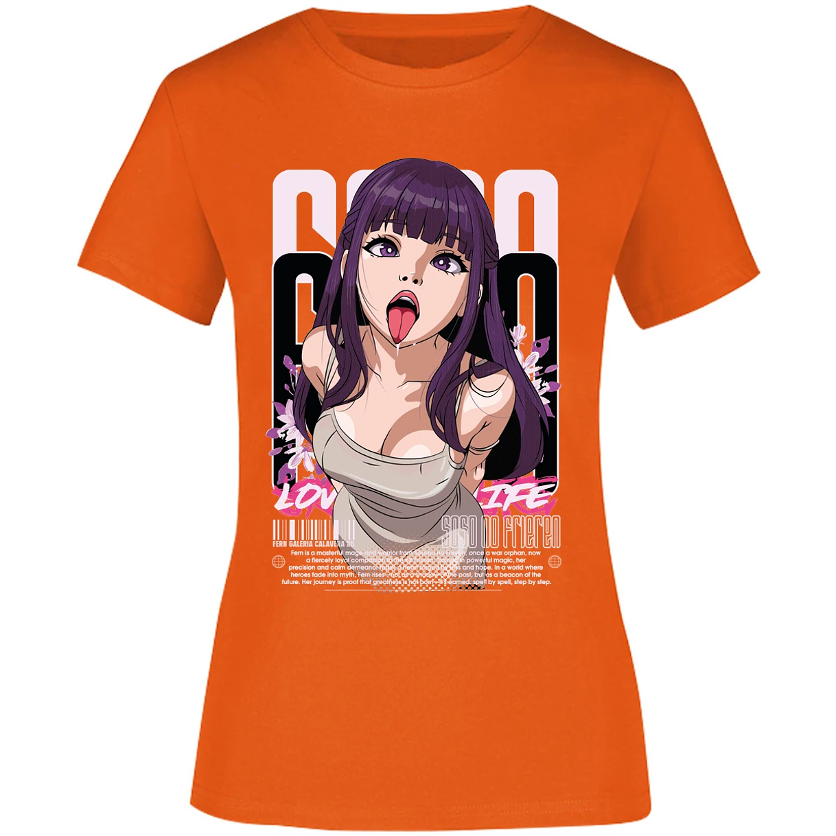 Blusa Soso No Frieren Fern Waifu Blusa para Mujer 16
