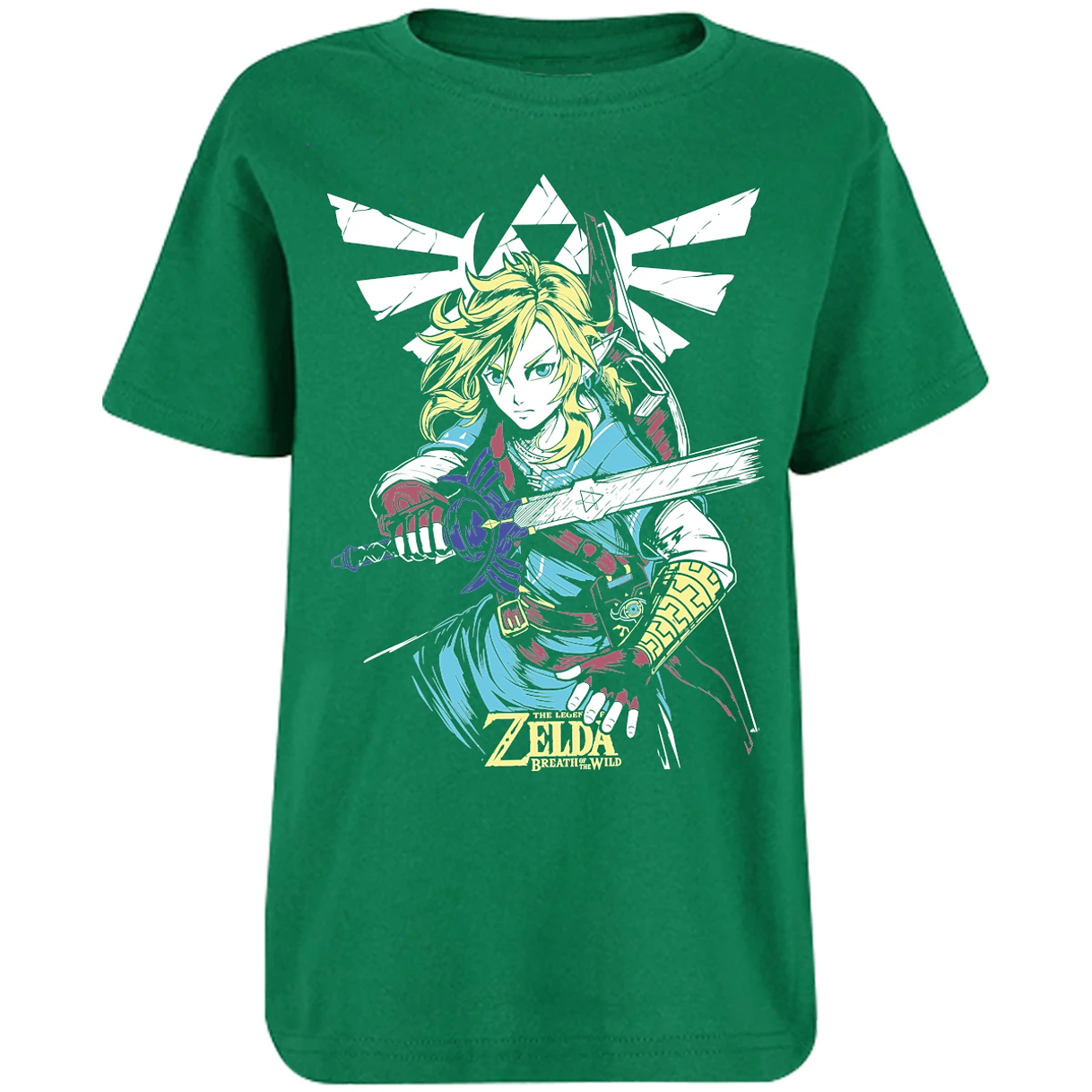 Playera The Leyend Of Zelda Link Botw para Niño 14