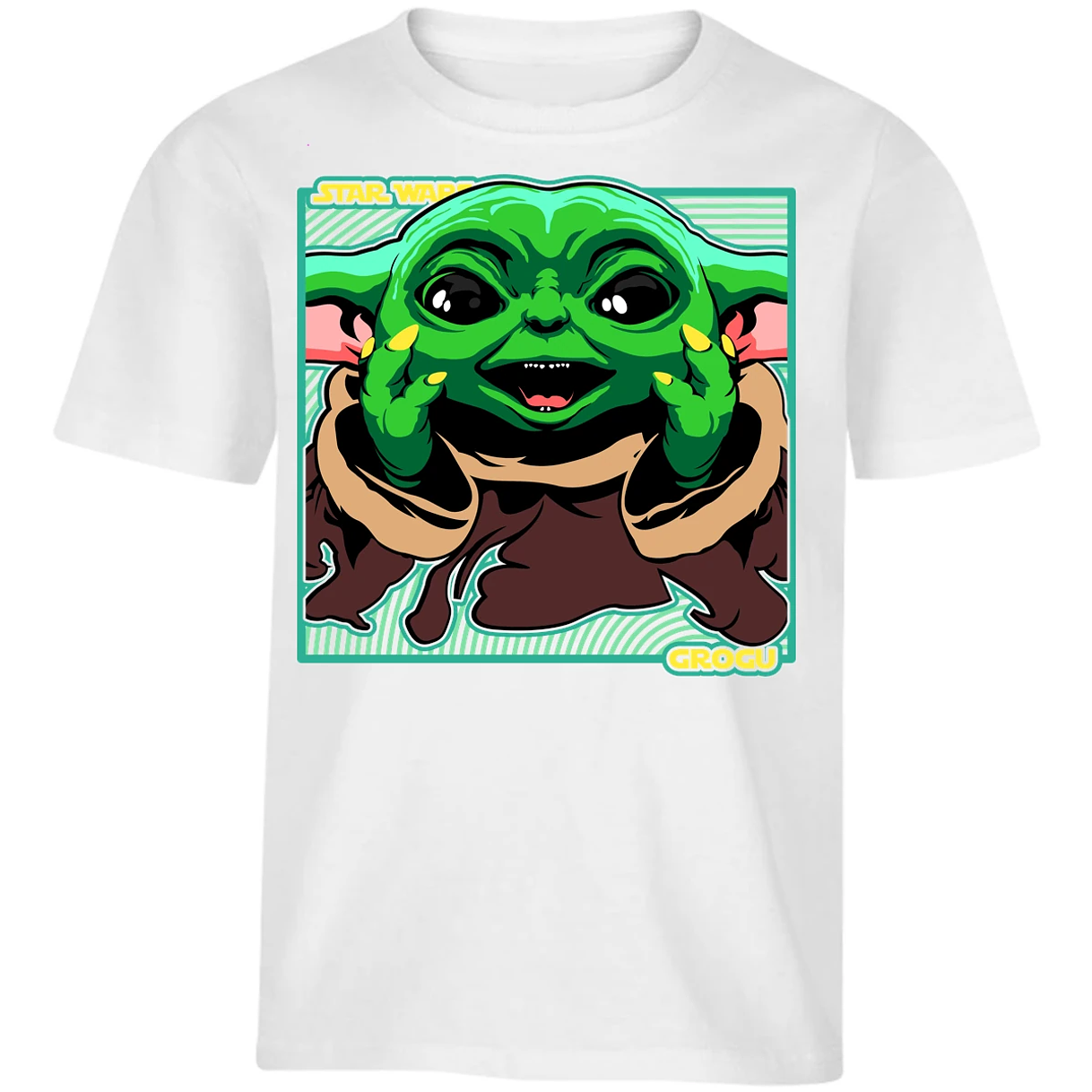 Playera The Mandalorian Grogu para Niño 11