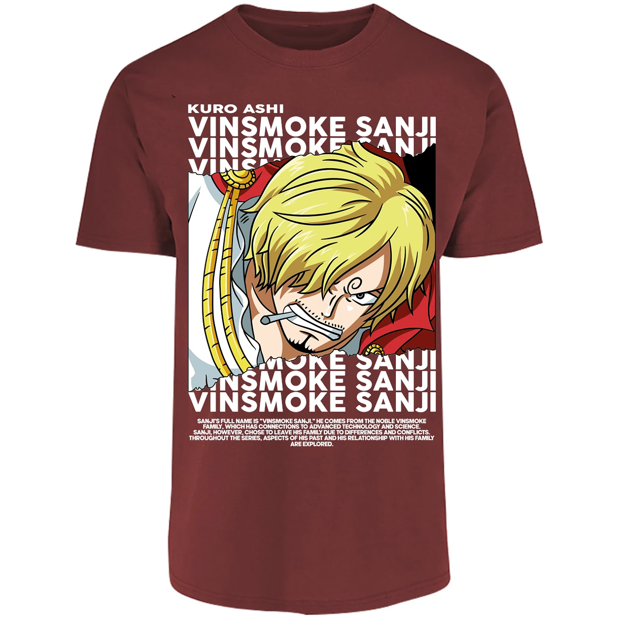 Playera One Piece Sanji para Adulto 5