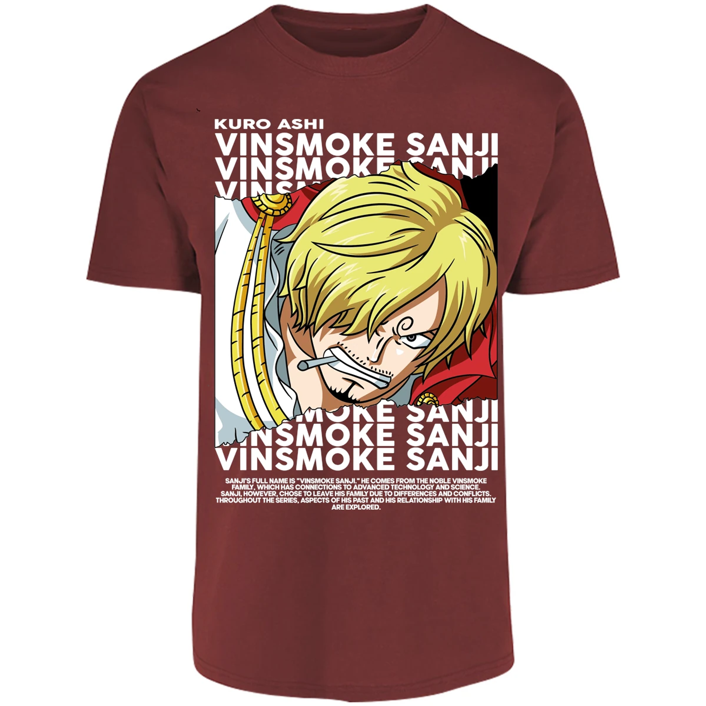 Playera One Piece Sanji para Adulto 5