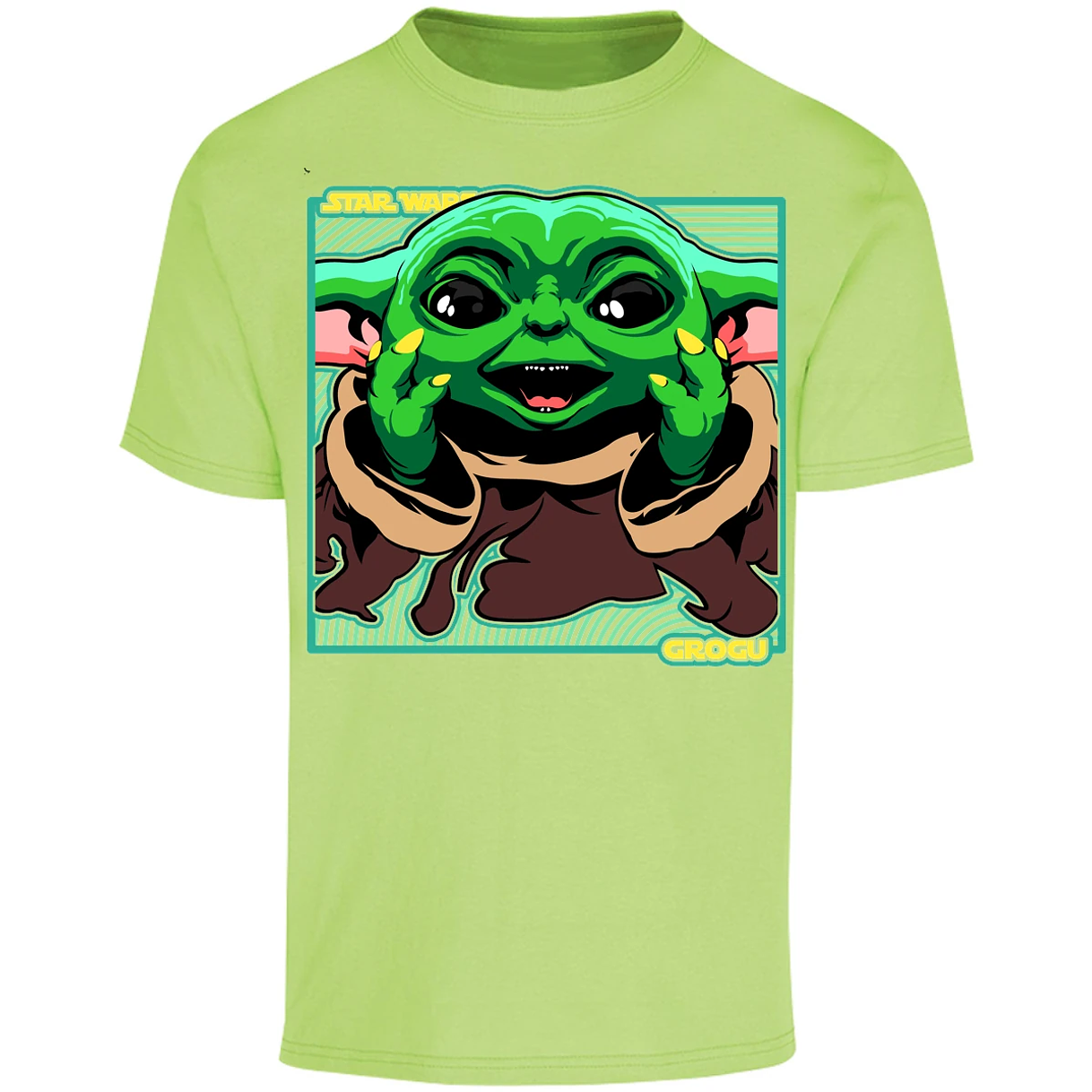 Playera The Mandalorian Grogu para Adulto 4
