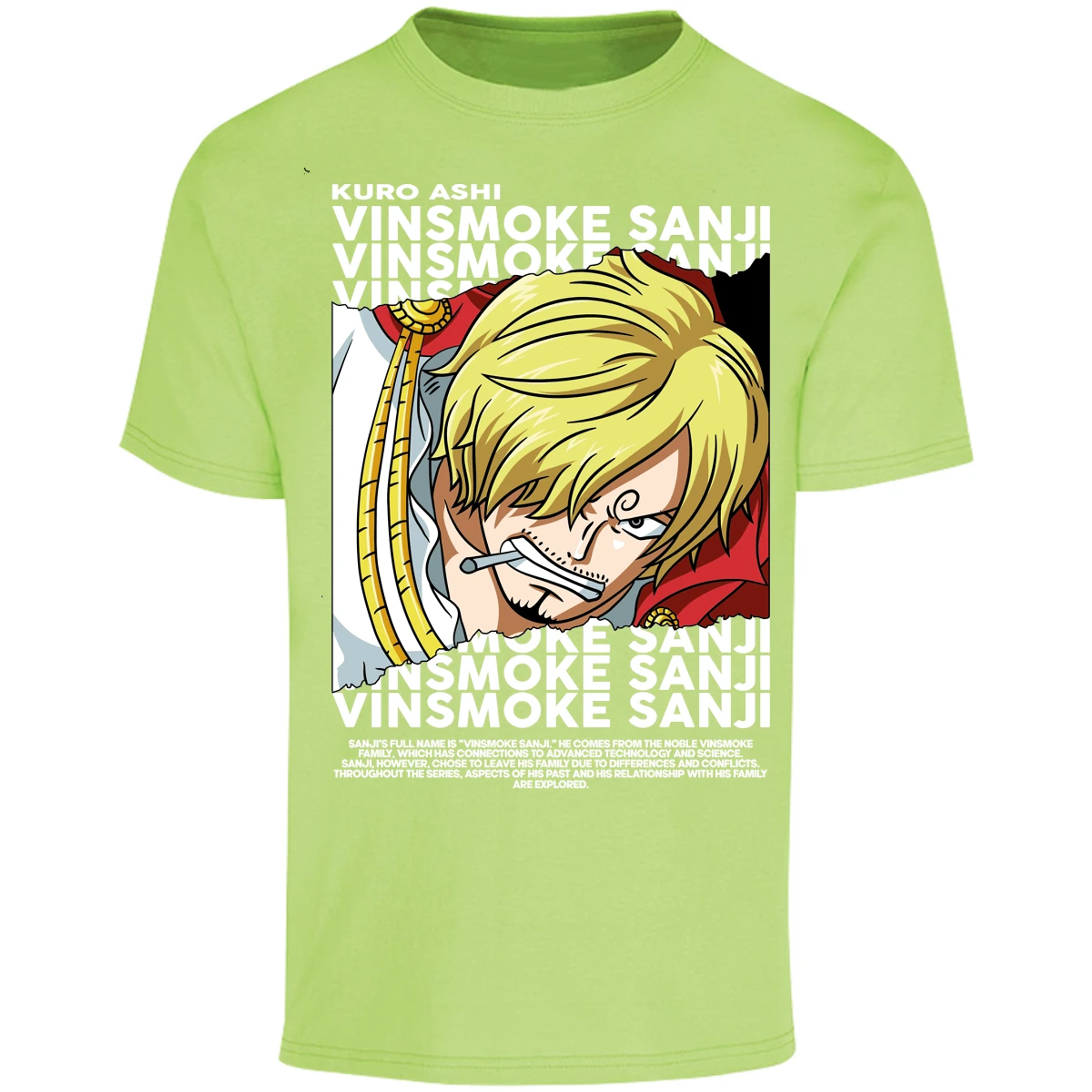 Playera One Piece Sanji para Adulto 25