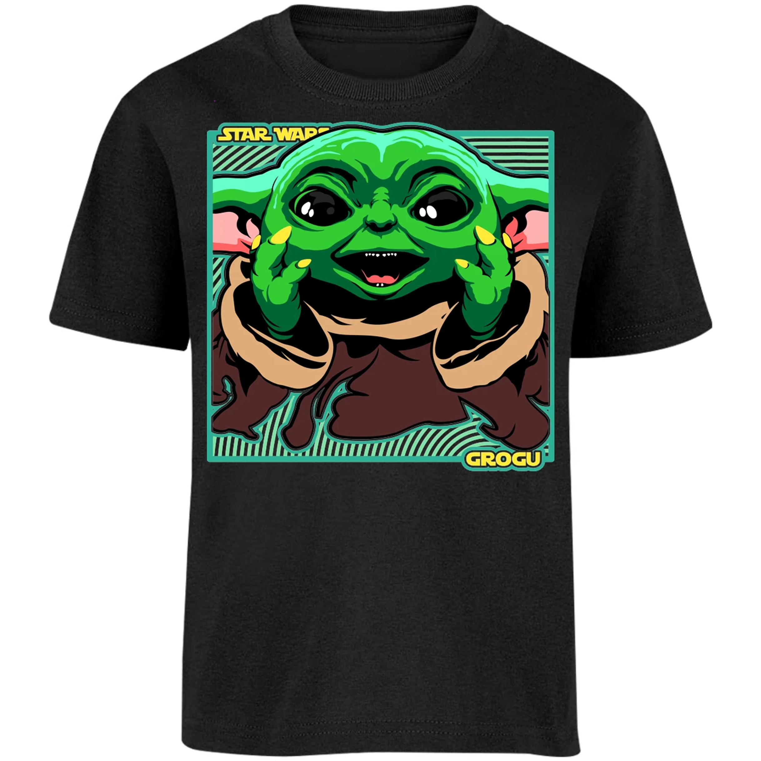 Playera The Mandalorian Grogu para Niño 7