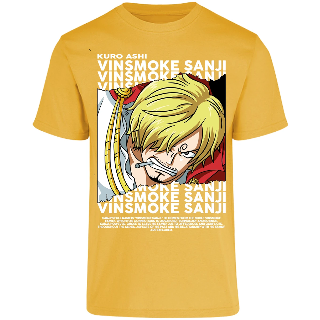 Playera One Piece Sanji para Adulto 23