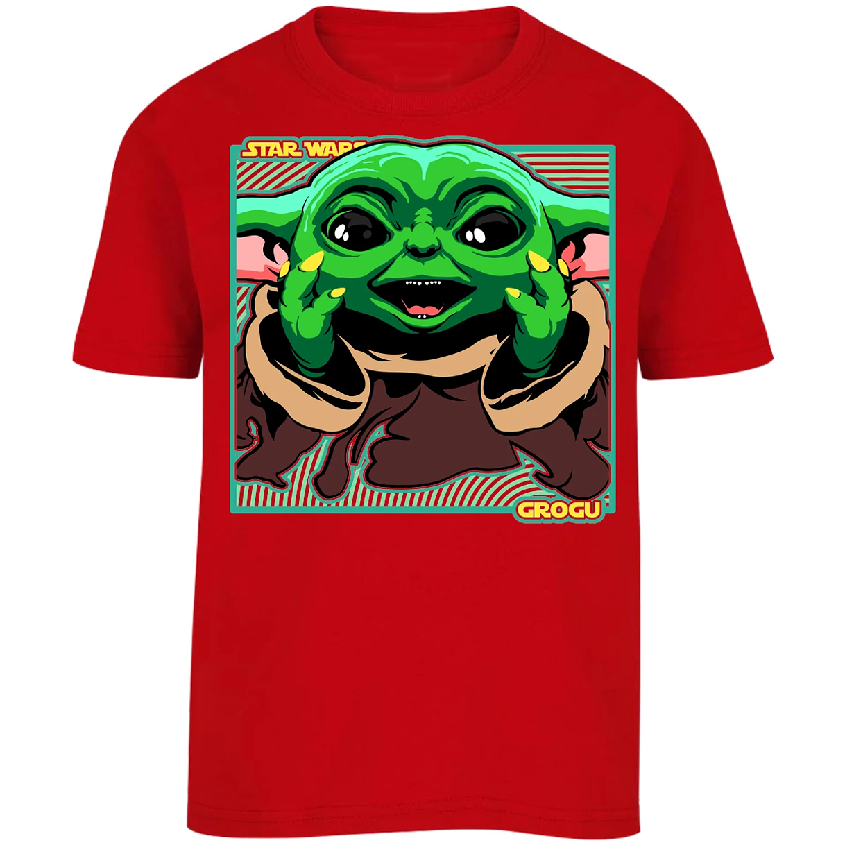 Playera The Mandalorian Grogu para Niño 4