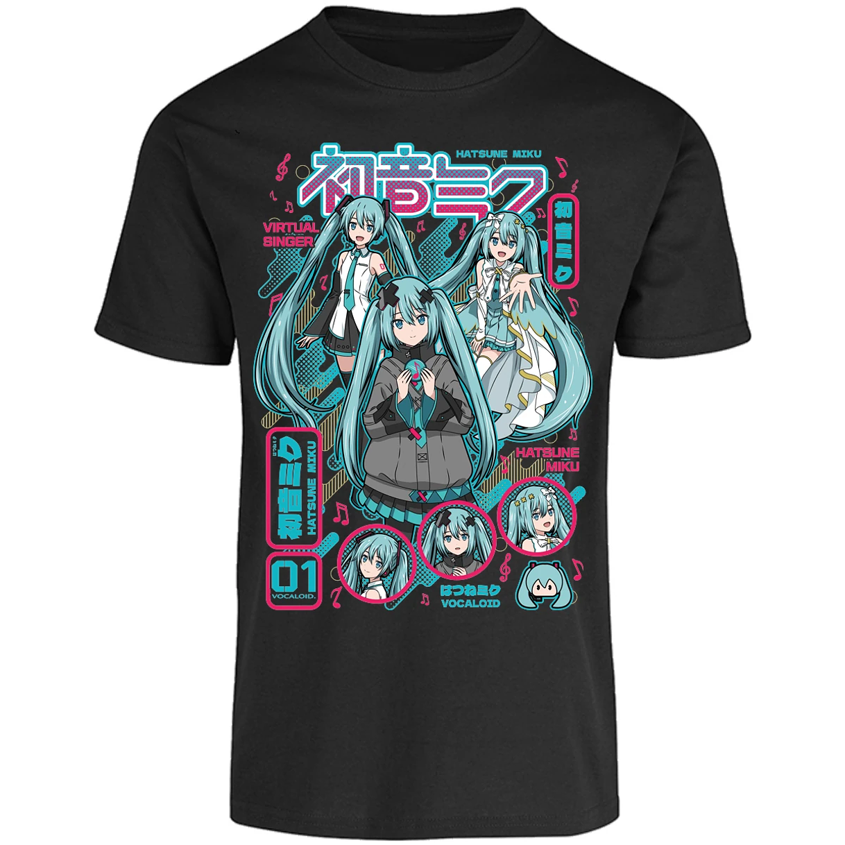 Playera Naruto Miku Anime para Adulto 4