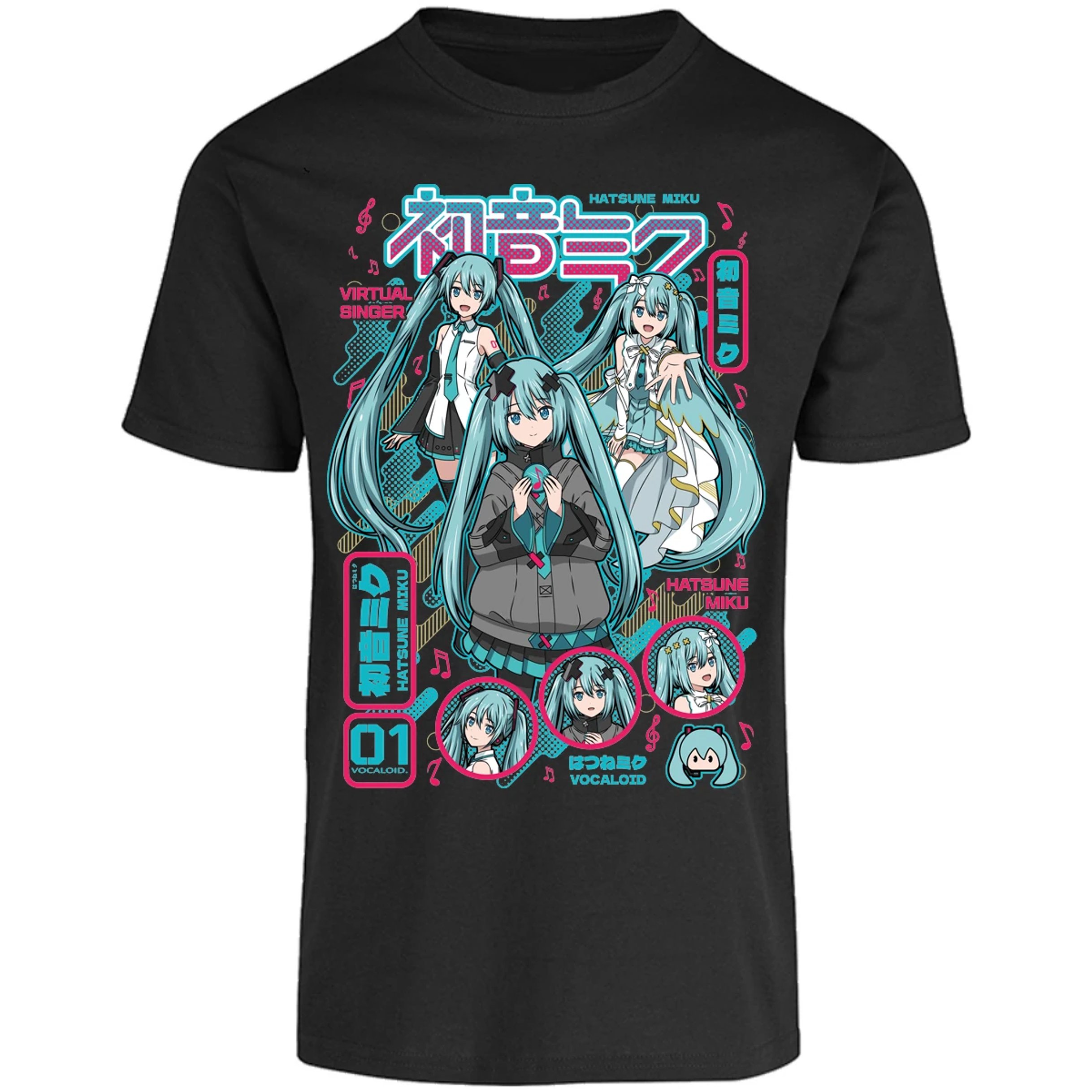 Playera Naruto Miku Anime para Adulto 4