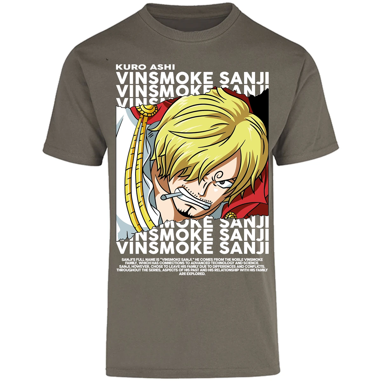 Playera One Piece Sanji para Adulto 11