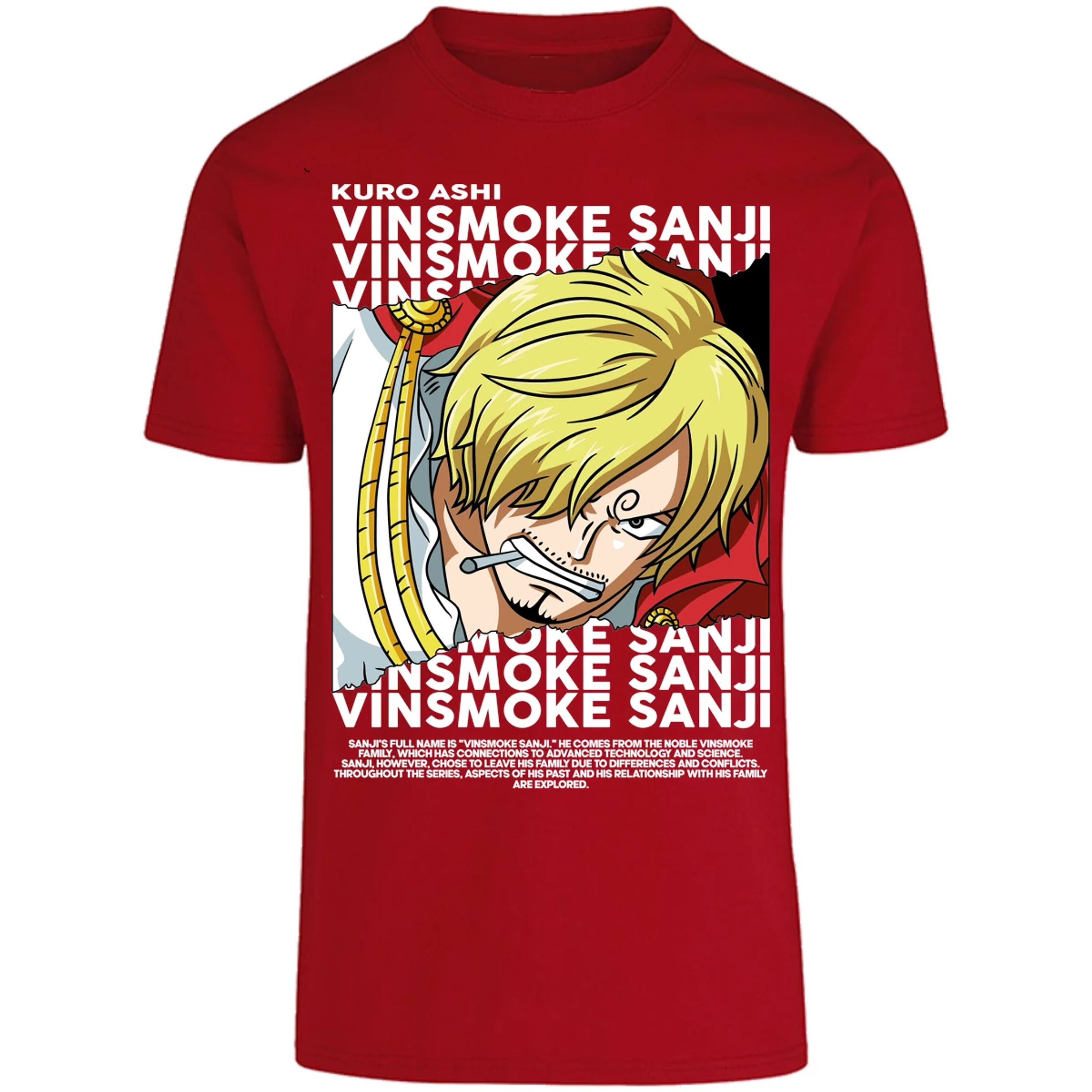 Playera One Piece Sanji para Adulto 17