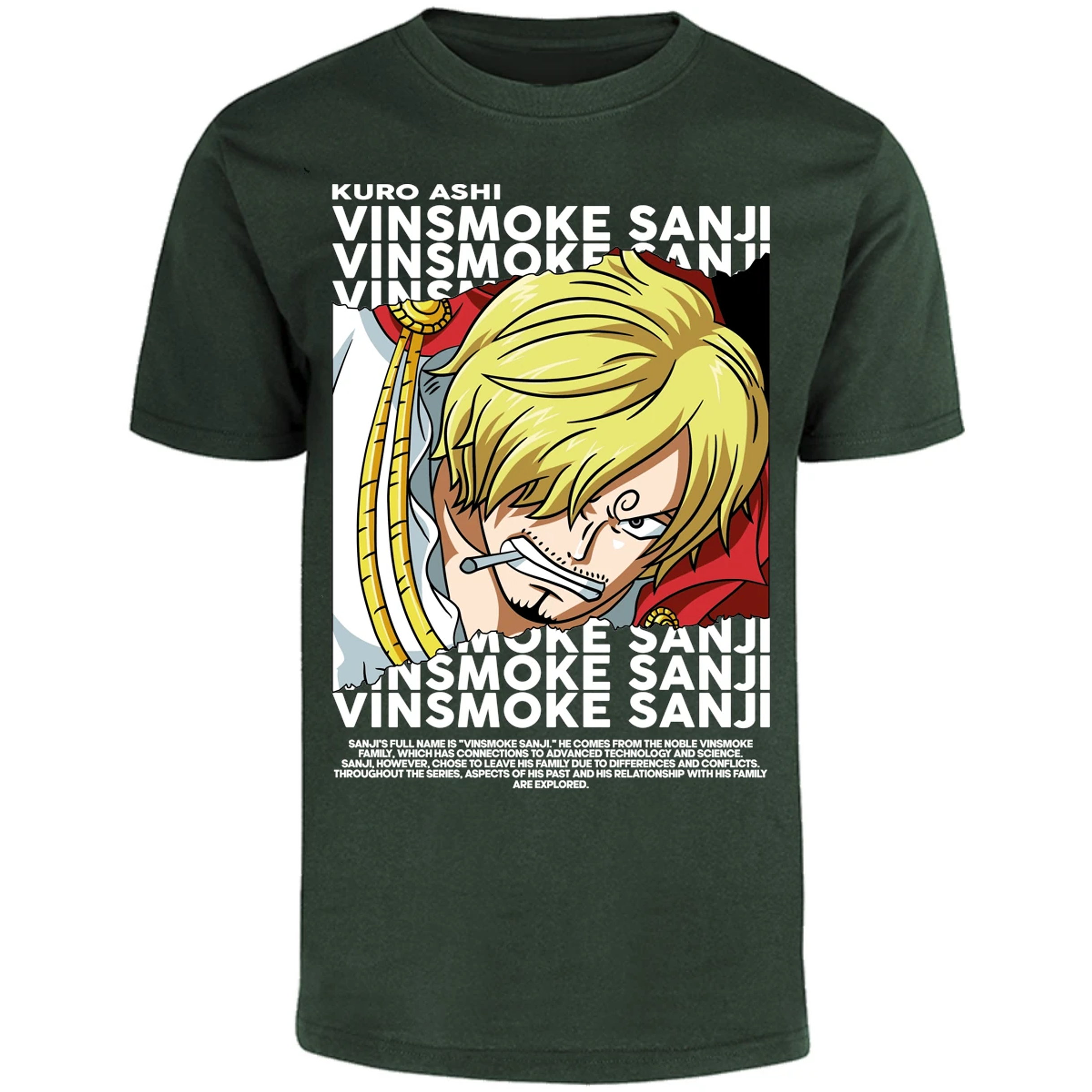 Playera One Piece Sanji para Adulto 19