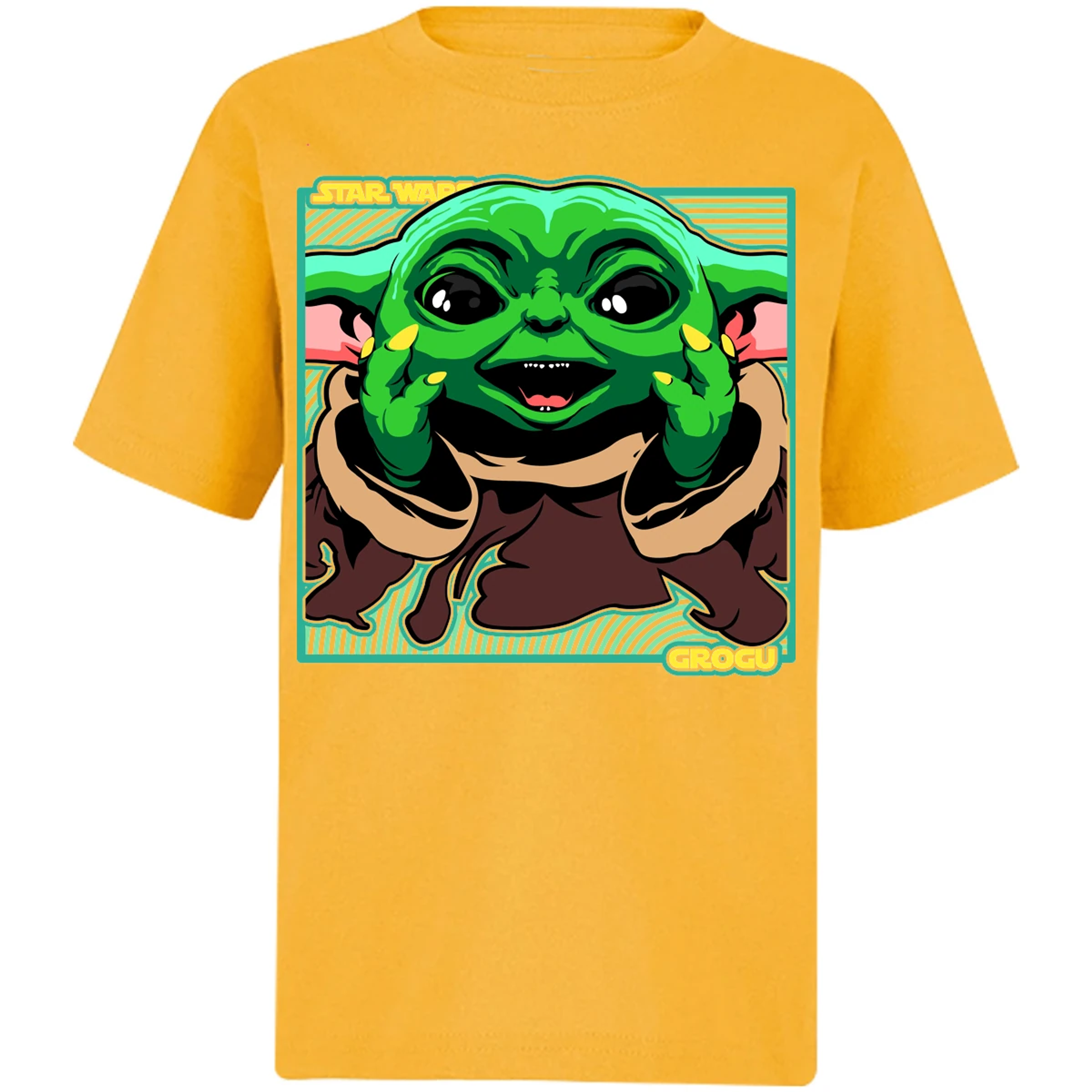 Playera The Mandalorian Grogu para Niño 9