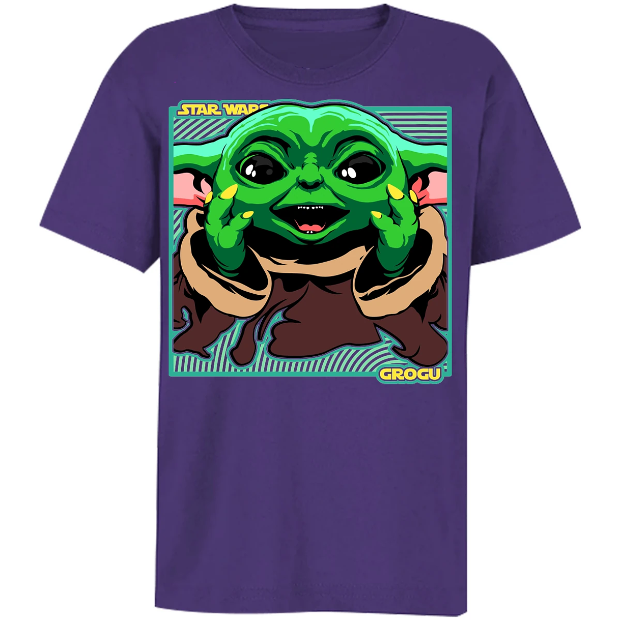 Playera The Mandalorian Grogu para Niño 12
