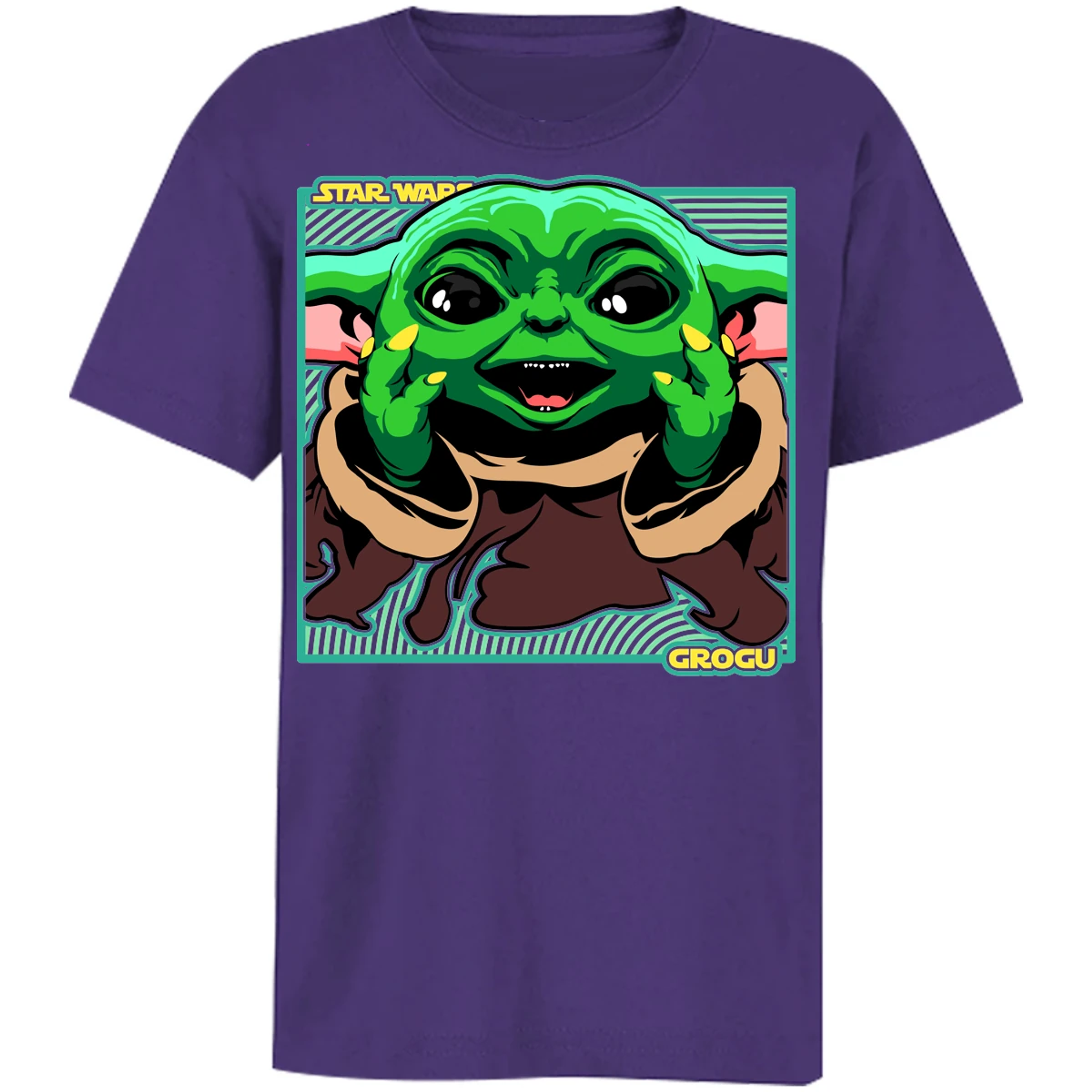 Playera The Mandalorian Grogu para Niño 12