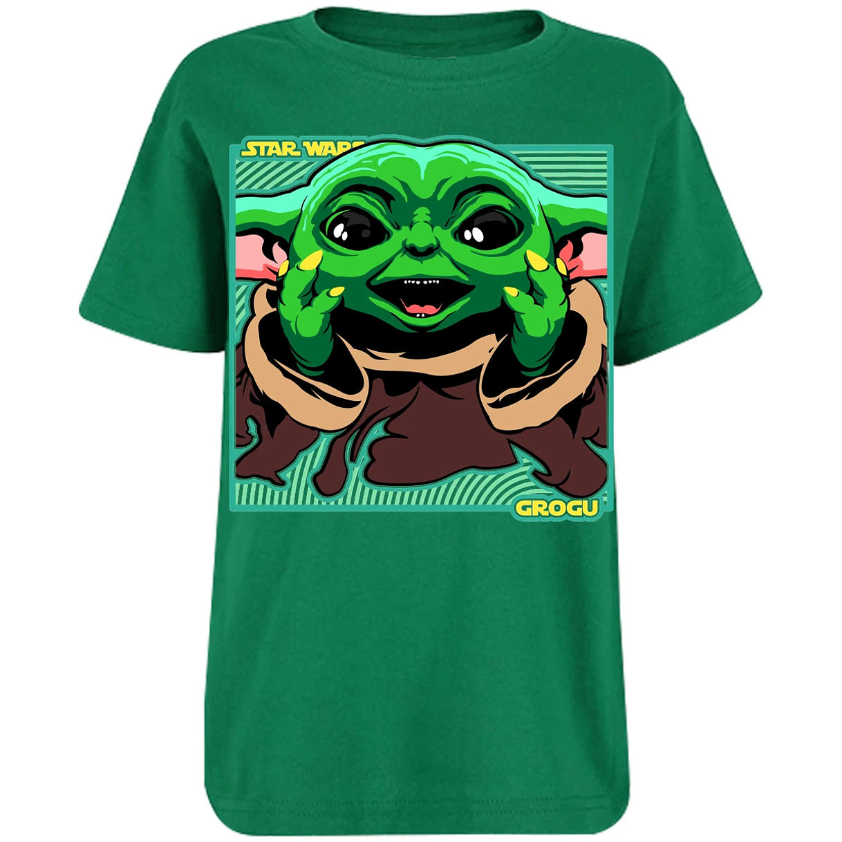 Playera The Mandalorian Grogu para Niño 15