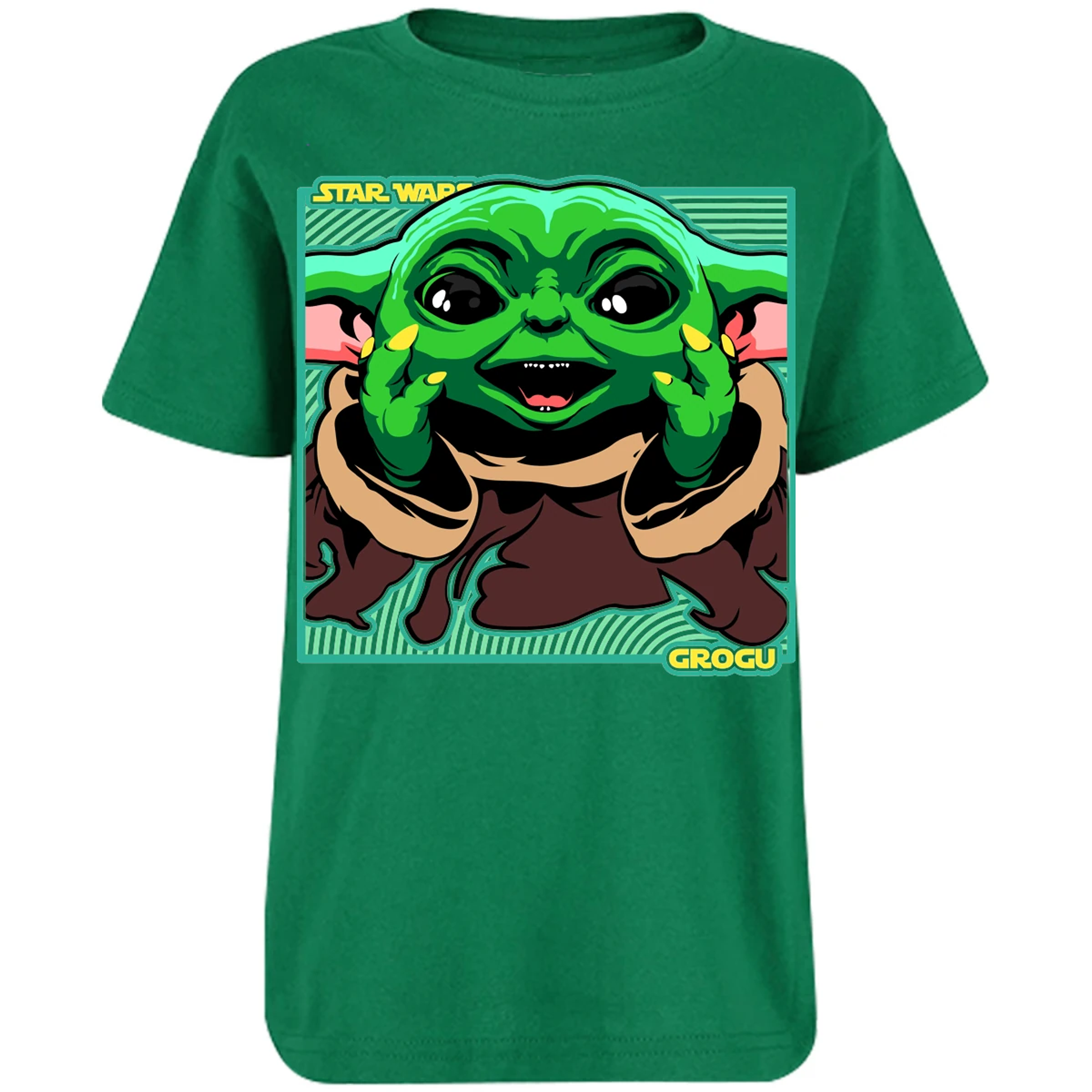 Playera The Mandalorian Grogu para Niño 15