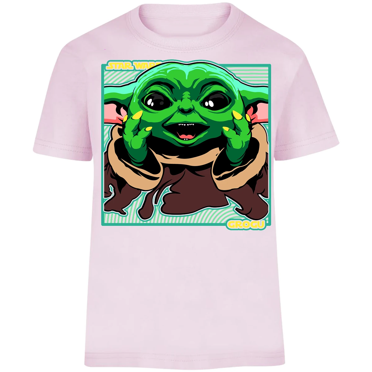 Playera The Mandalorian Grogu para Niño 17