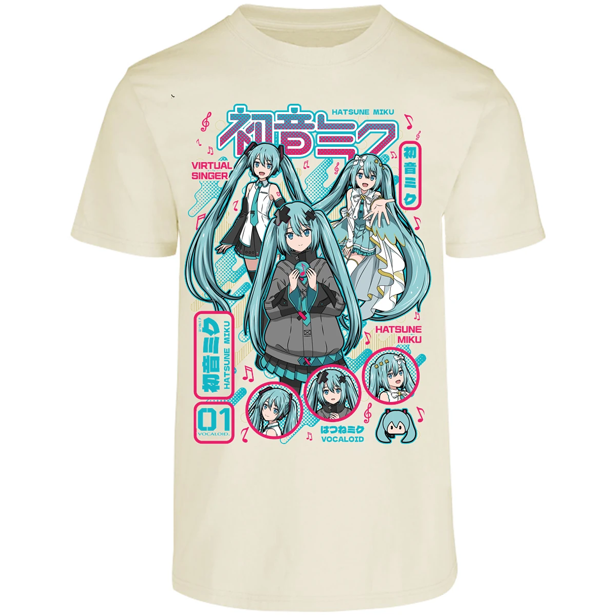 Playera Naruto Miku Anime para Adulto 30