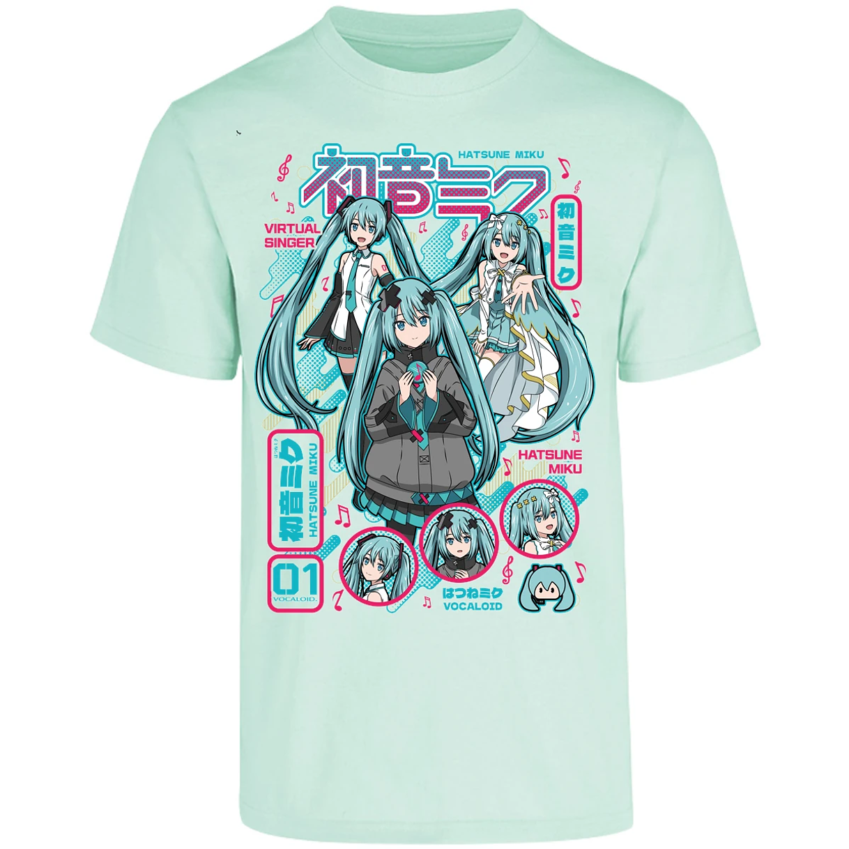 Playera Naruto Miku Anime para Adulto 5