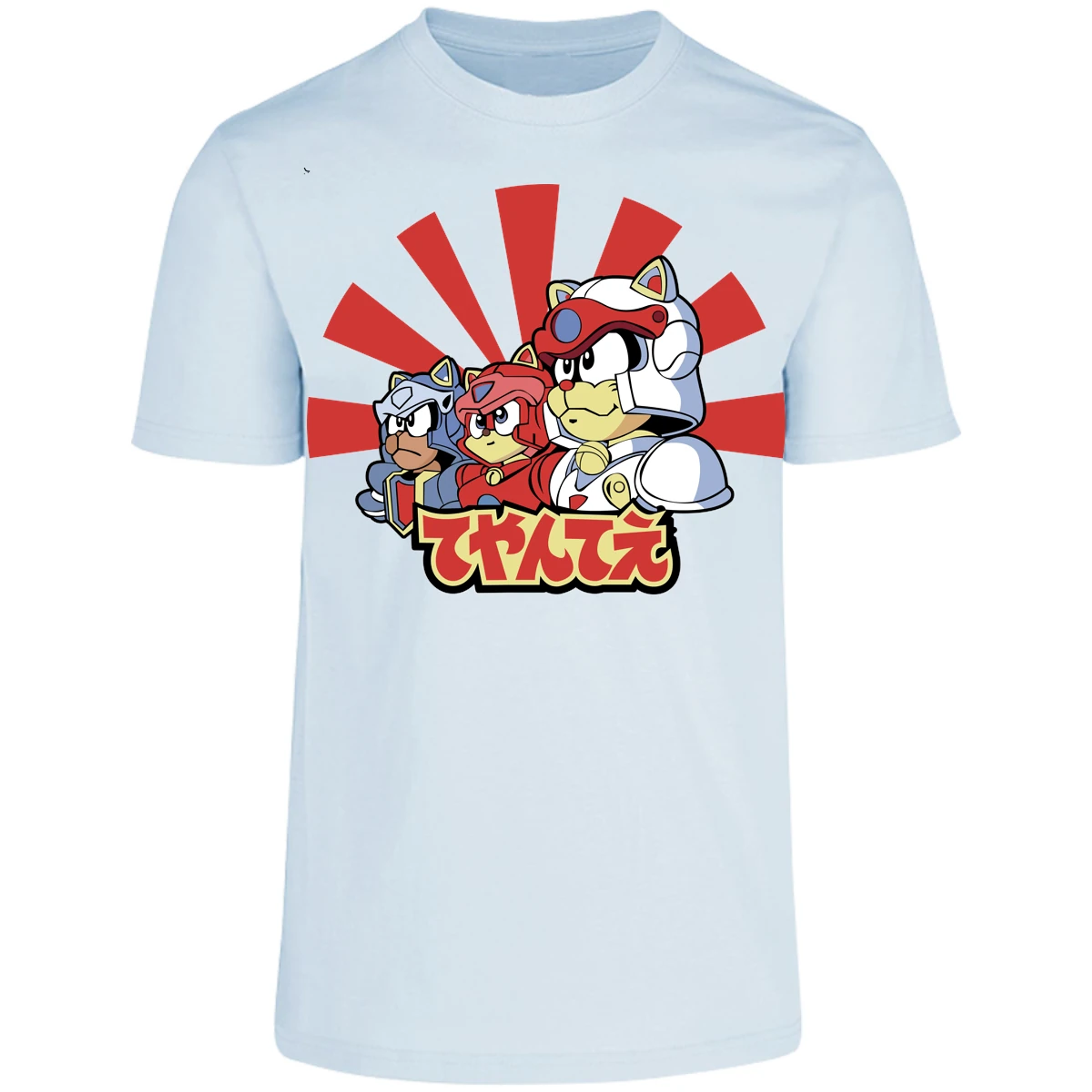 Playera Samurai Pizza Cats Gatos Samurai para Adulto 14