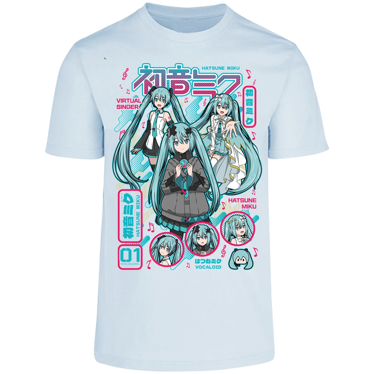 Playera Naruto Miku Anime para Adulto 15