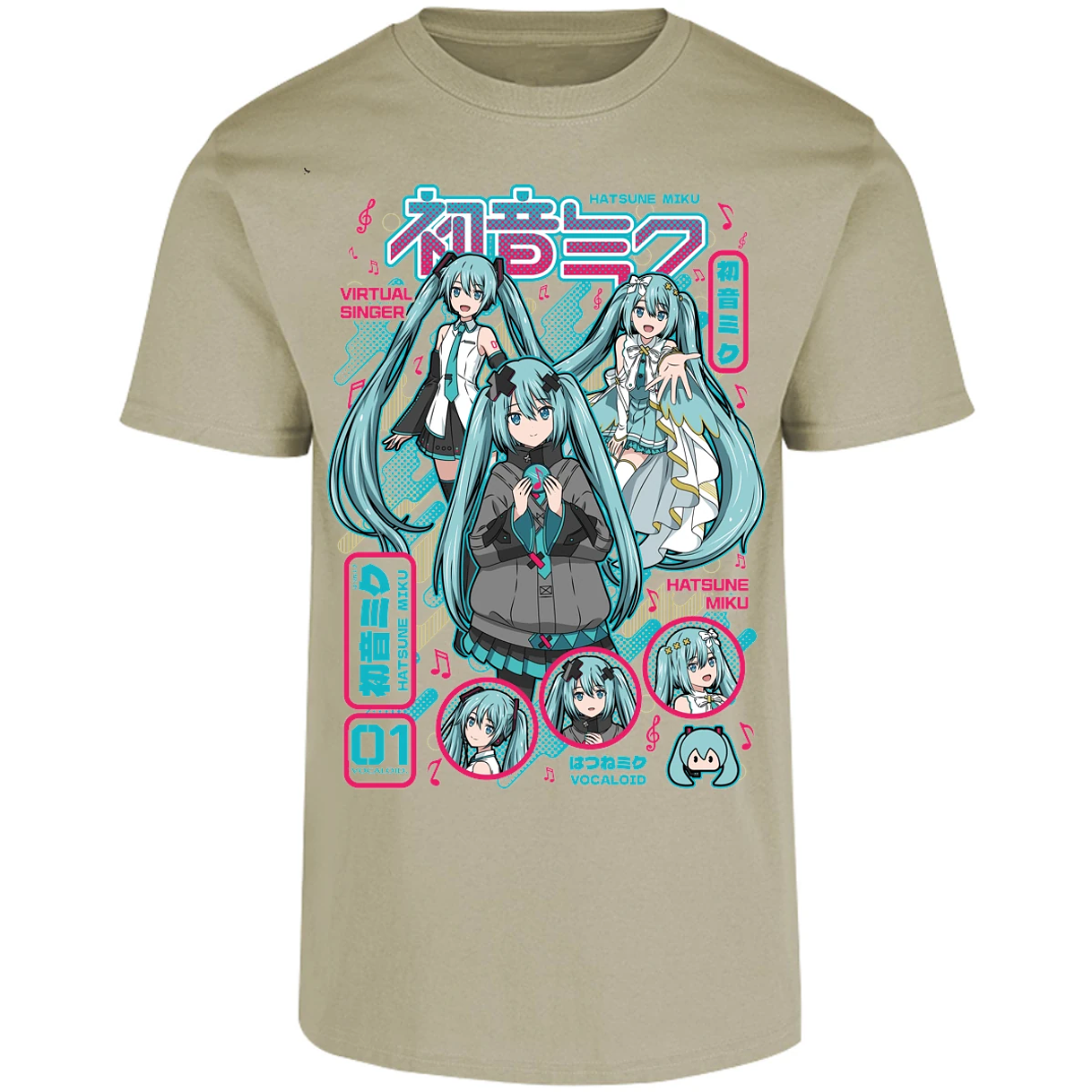 Playera Naruto Miku Anime para Adulto 6
