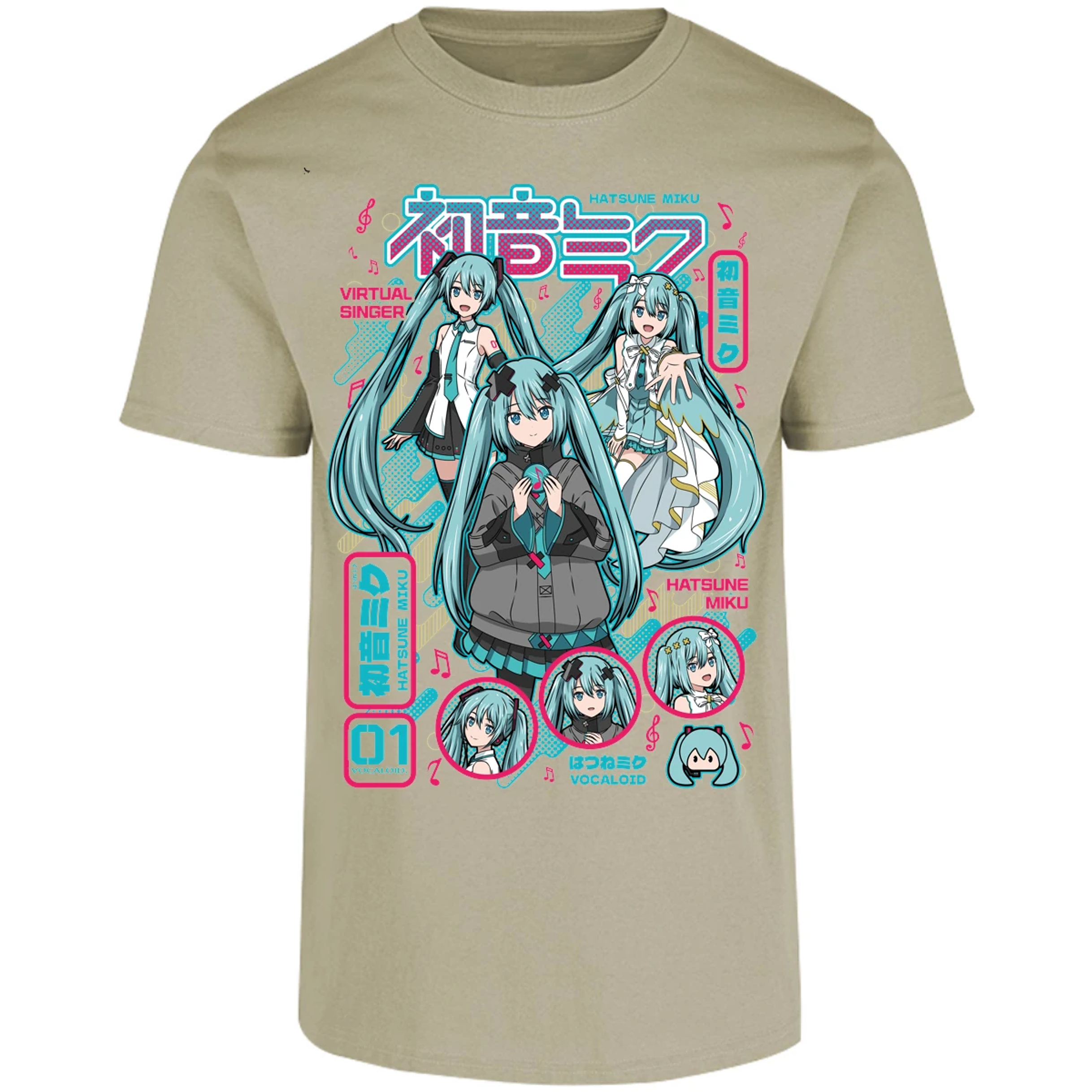 Playera Naruto Miku Anime para Adulto 6