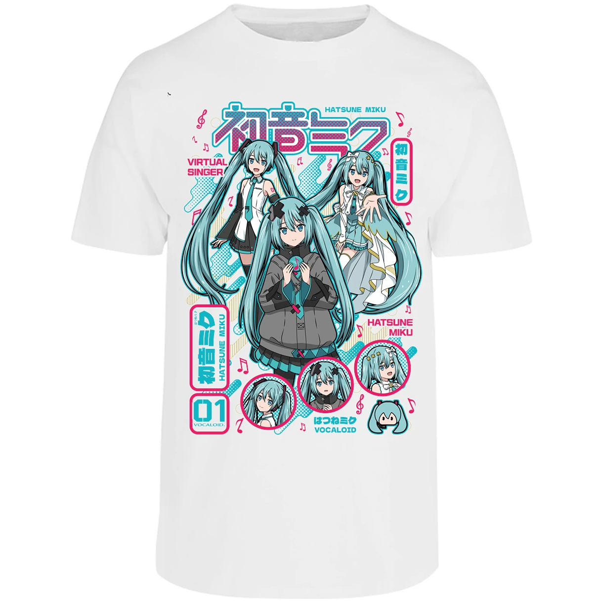Playera Naruto Miku Anime para Adulto 24