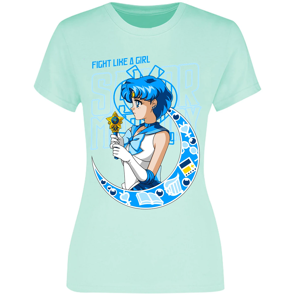 Blusa Sailor Moon Sailor Moon Mercury Blusa para Mujer 3
