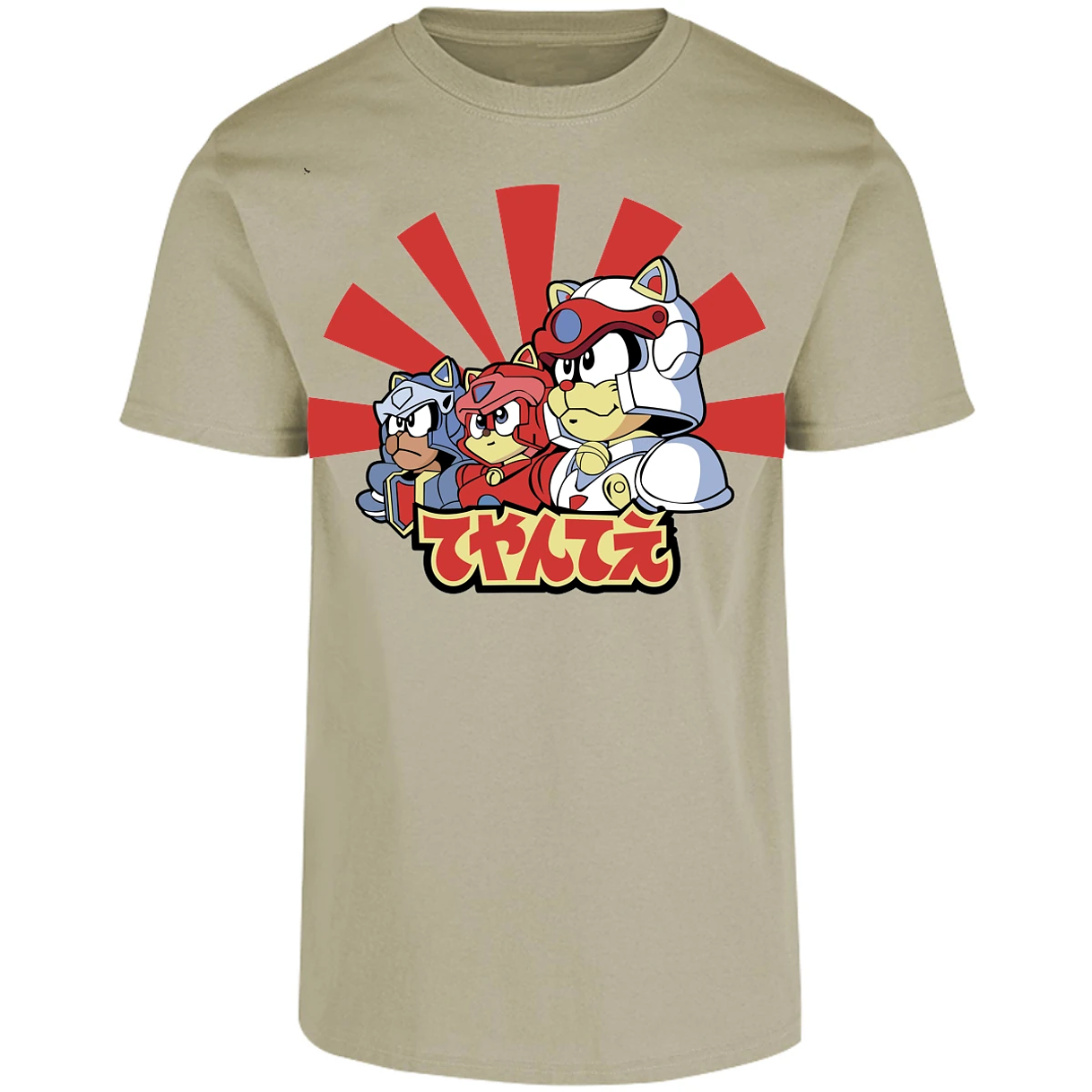 Playera Samurai Pizza Cats Gatos Samurai para Adulto 15