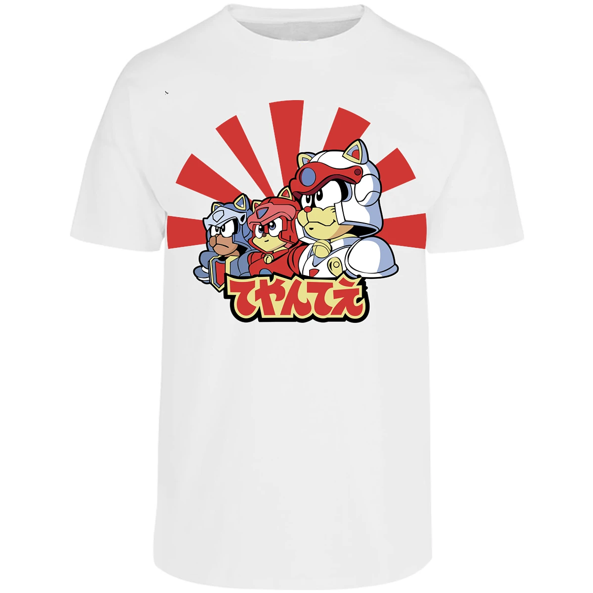 Playera Samurai Pizza Cats Gatos Samurai para Adulto 1