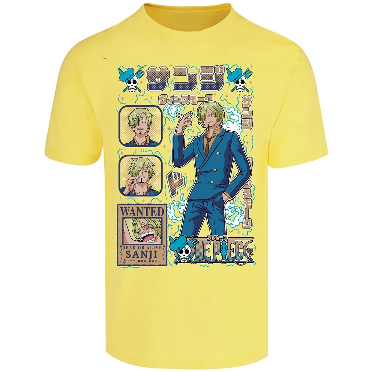 Playera One Piece Sanji Anime para Adulto 40