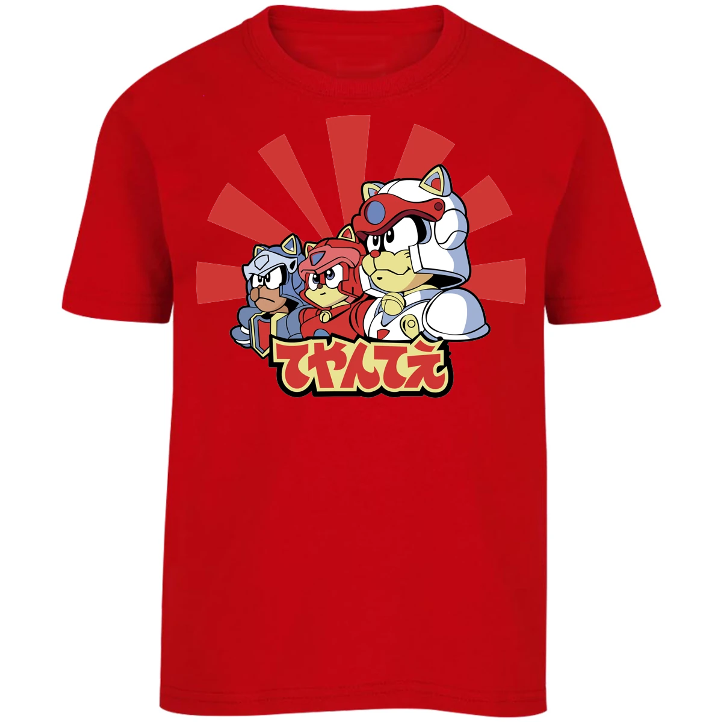 Playera Samurai Pizza Cats Gatos Samurai para Niño 12