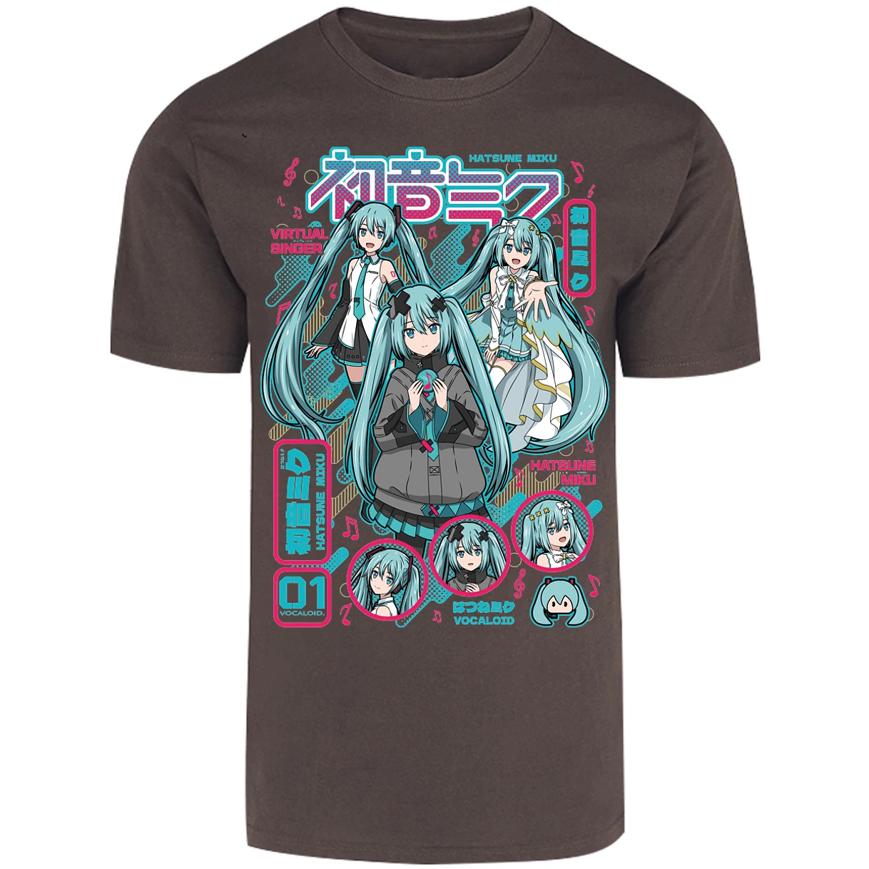 Playera Naruto Miku Anime para Adulto 12