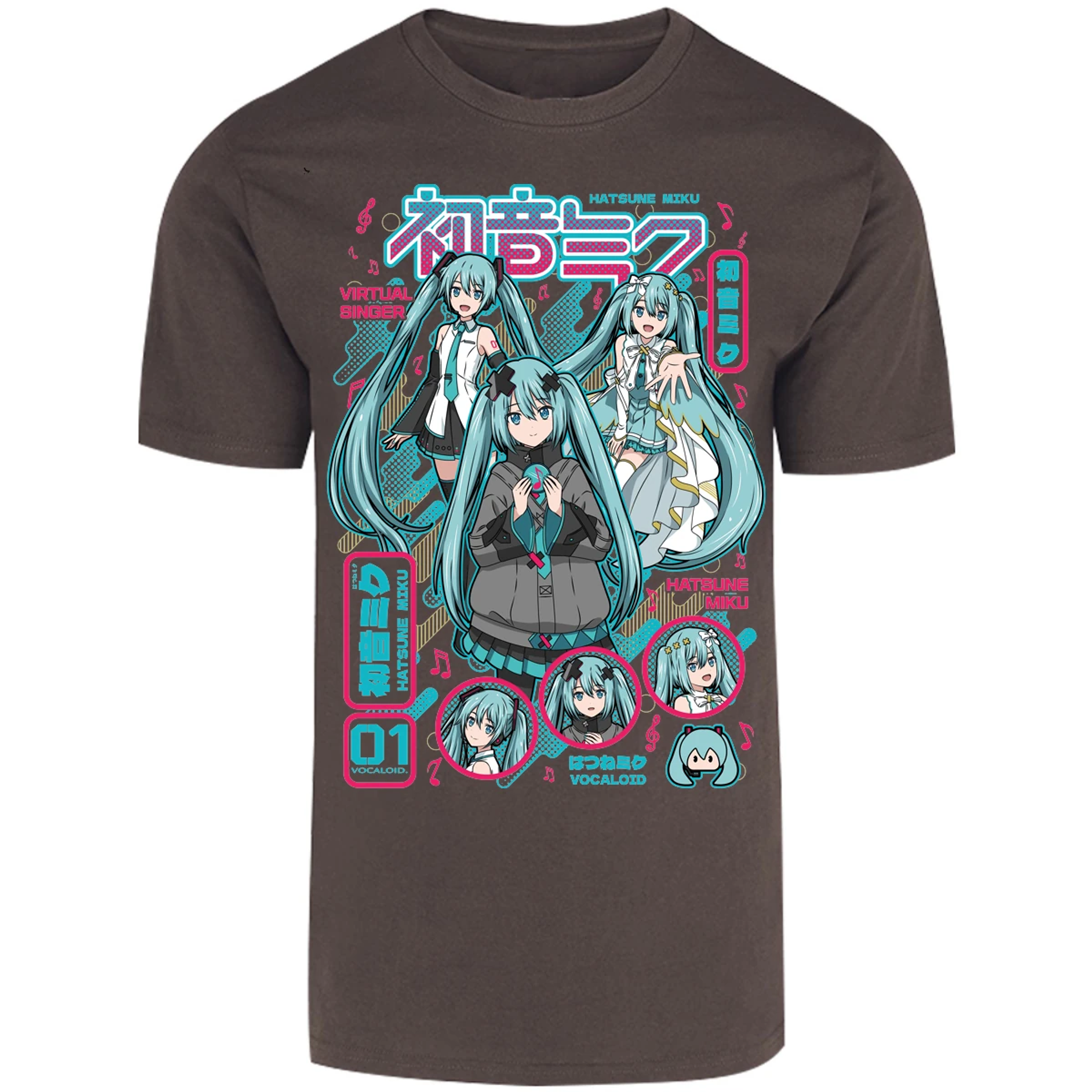 Playera Naruto Miku Anime para Adulto 12