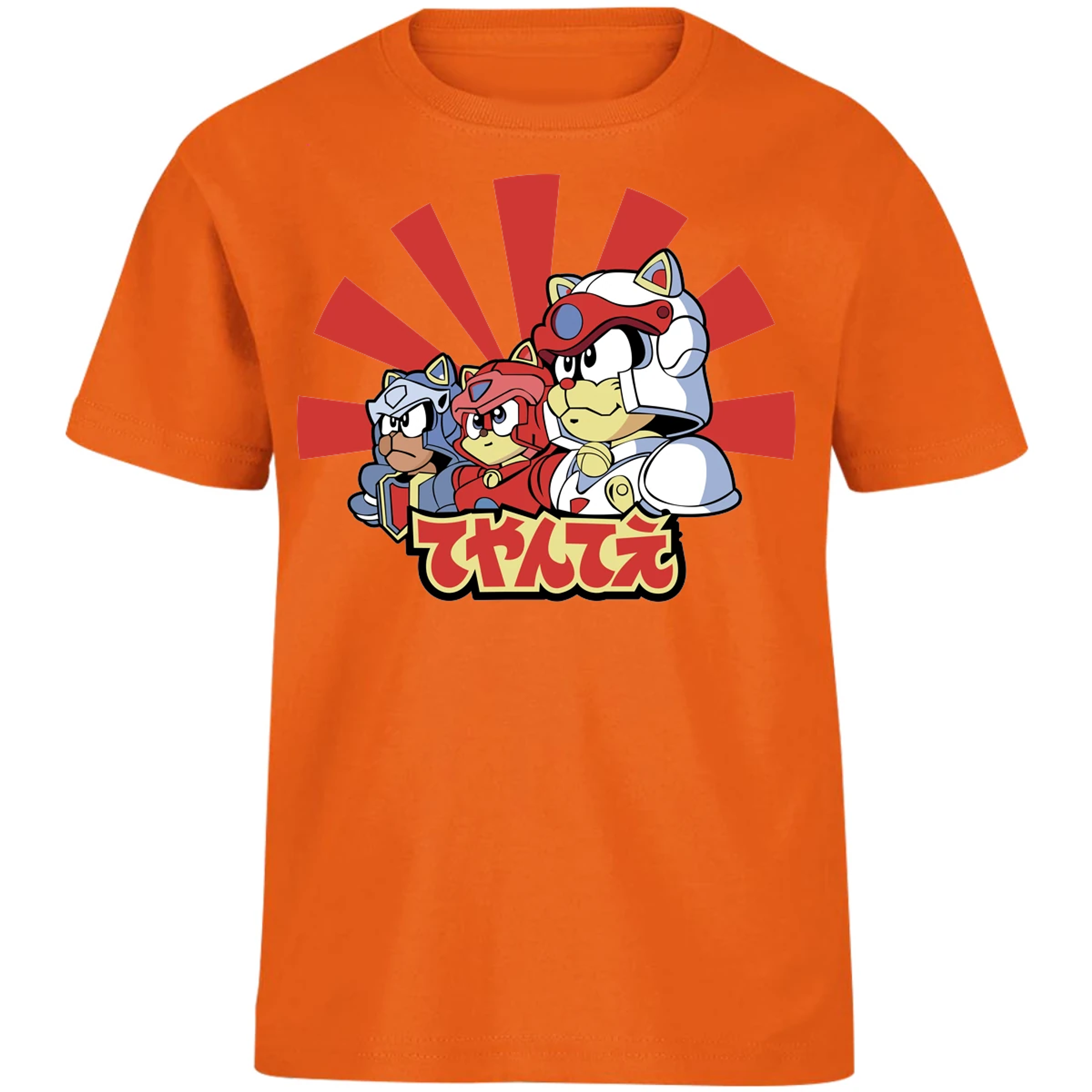 Playera Samurai Pizza Cats Gatos Samurai para Niño 17
