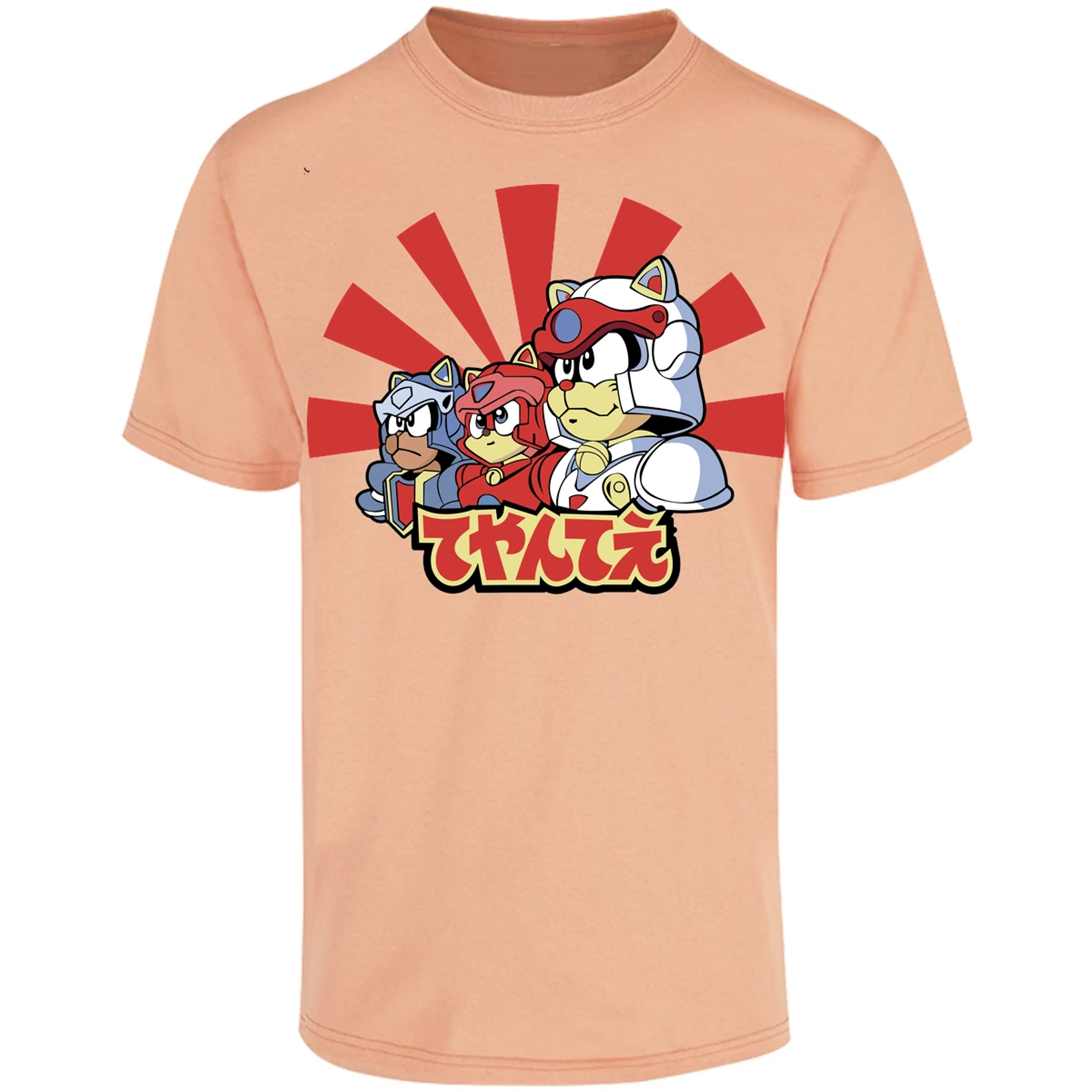 Playera Samurai Pizza Cats Gatos Samurai para Adulto 30