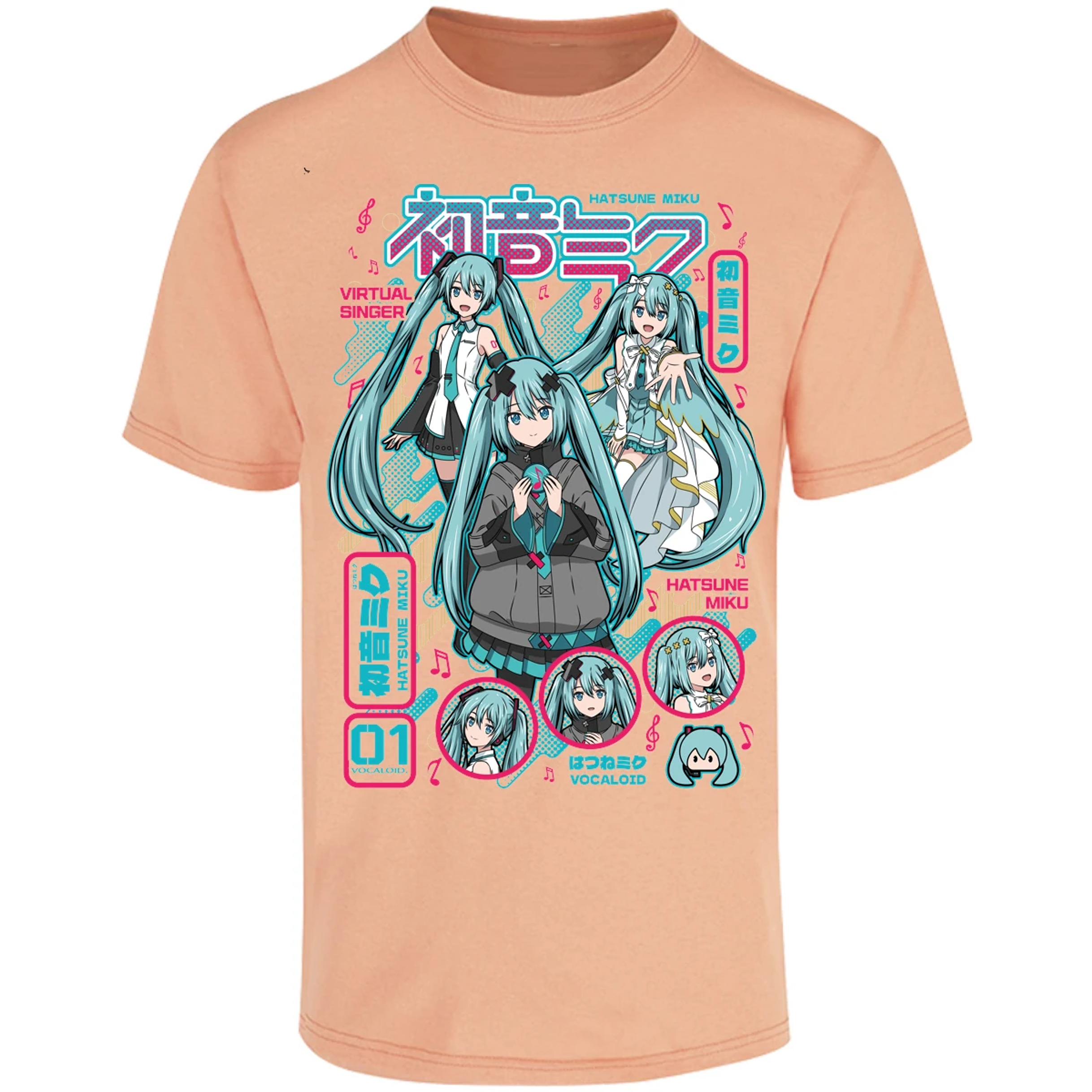 Playera Naruto Miku Anime para Adulto 17