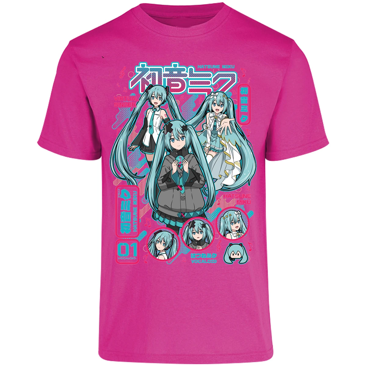 Playera Naruto Miku Anime para Adulto 18